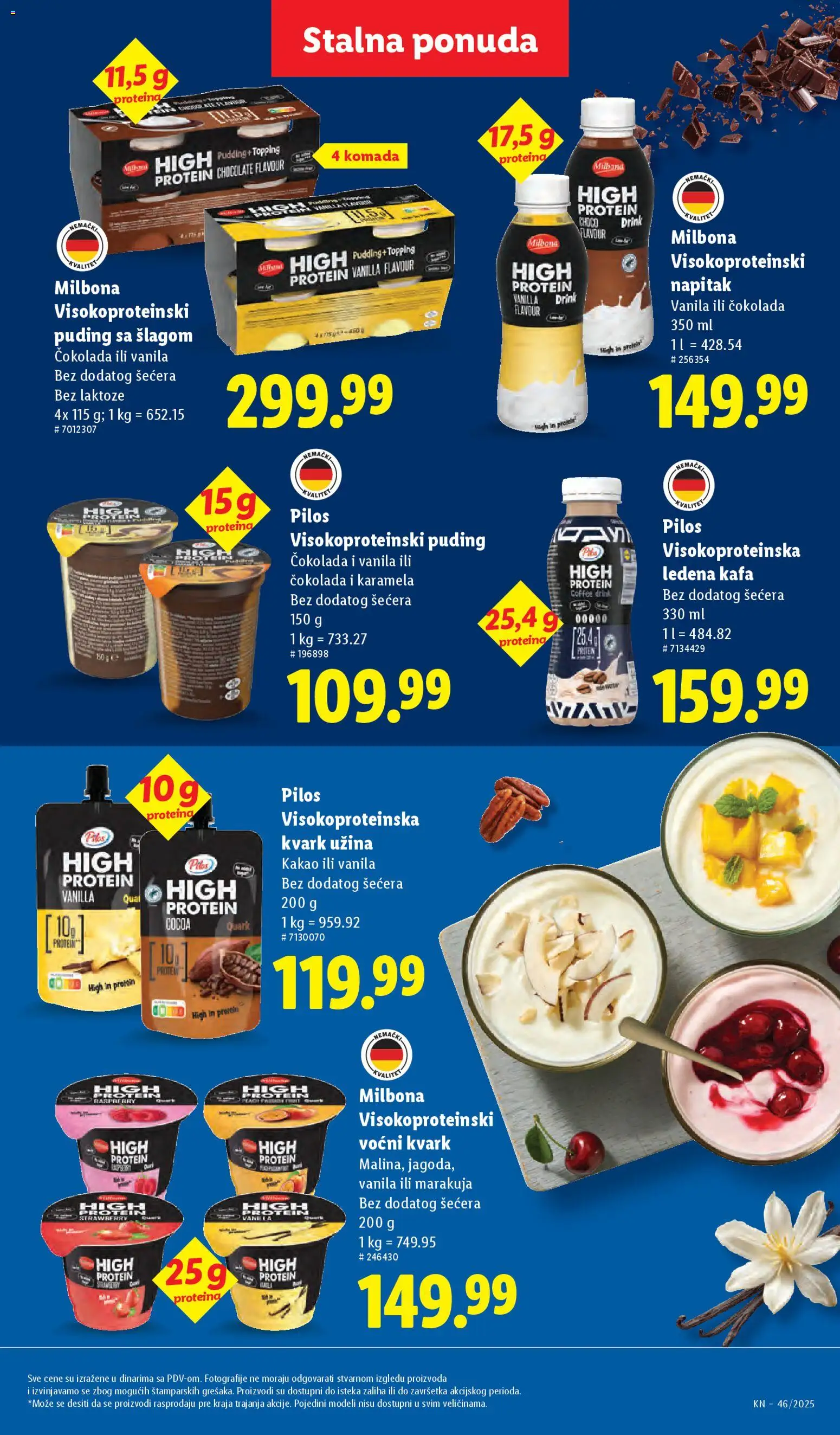 Lidl katalog - važi od 13.11.2025 | Strana: 41 | Proizvode: Protein, Puding, Kafa, Čokolada