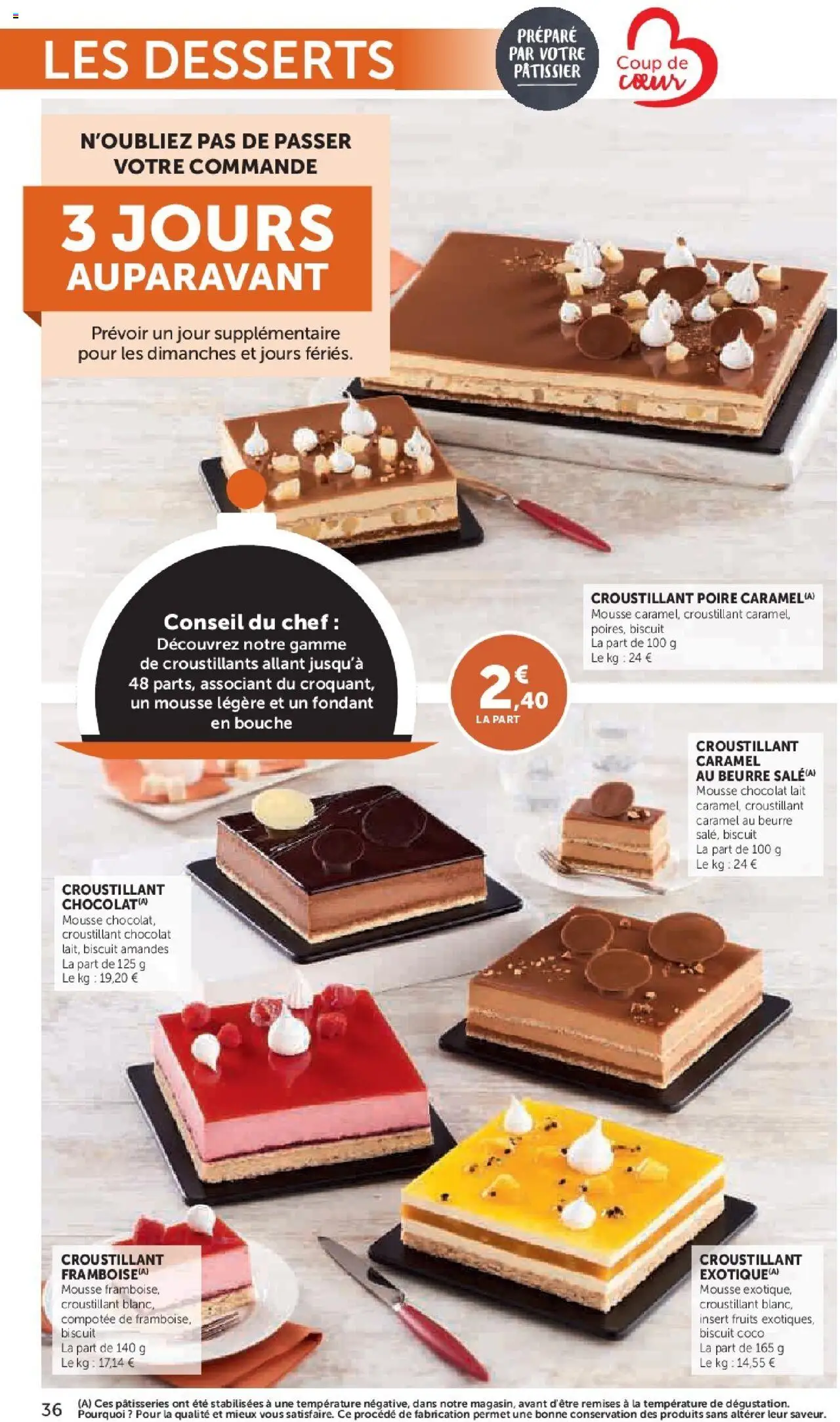 {H1} | Page: 36 | Produits: Mousse, Lait, Beurre, Amandes
