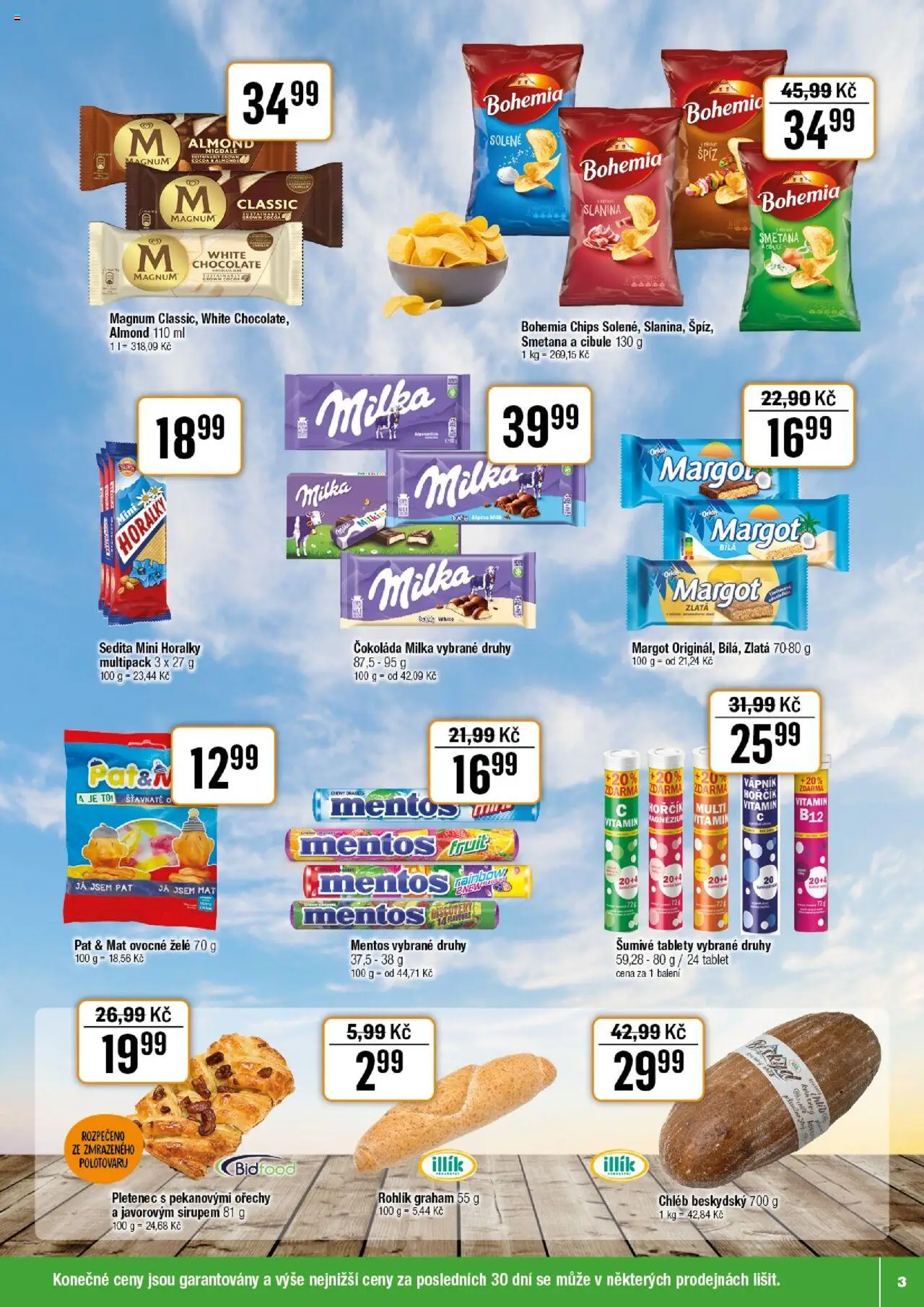 Tempo leták - Tuty od 08.10.2025 | Strana: 3 | Produkty: Špíz, Čokoláda, Milka, Slanina