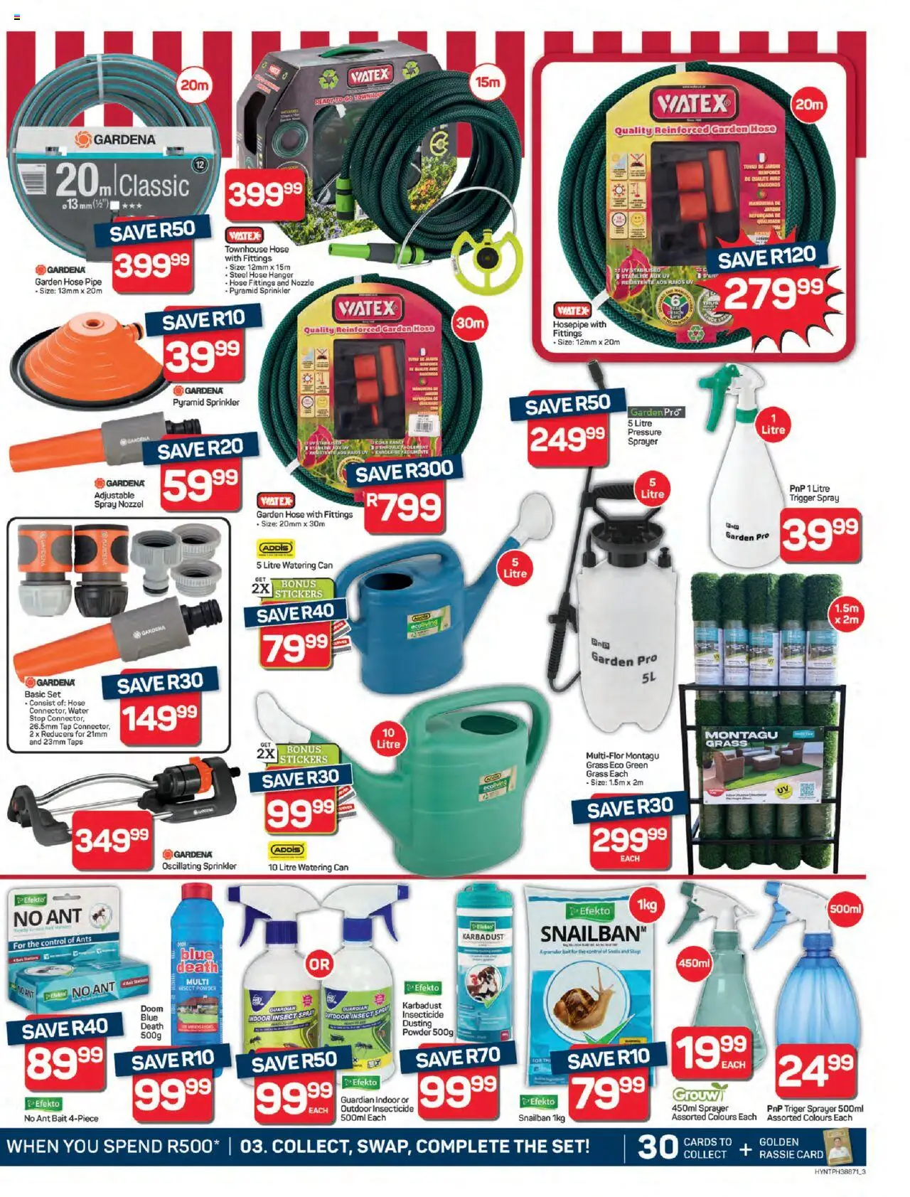 New Pick n Pay catalogue – valid from 20.10.2025 | Page: 3 | Products: Powder, Garden hose, Tap, Water
