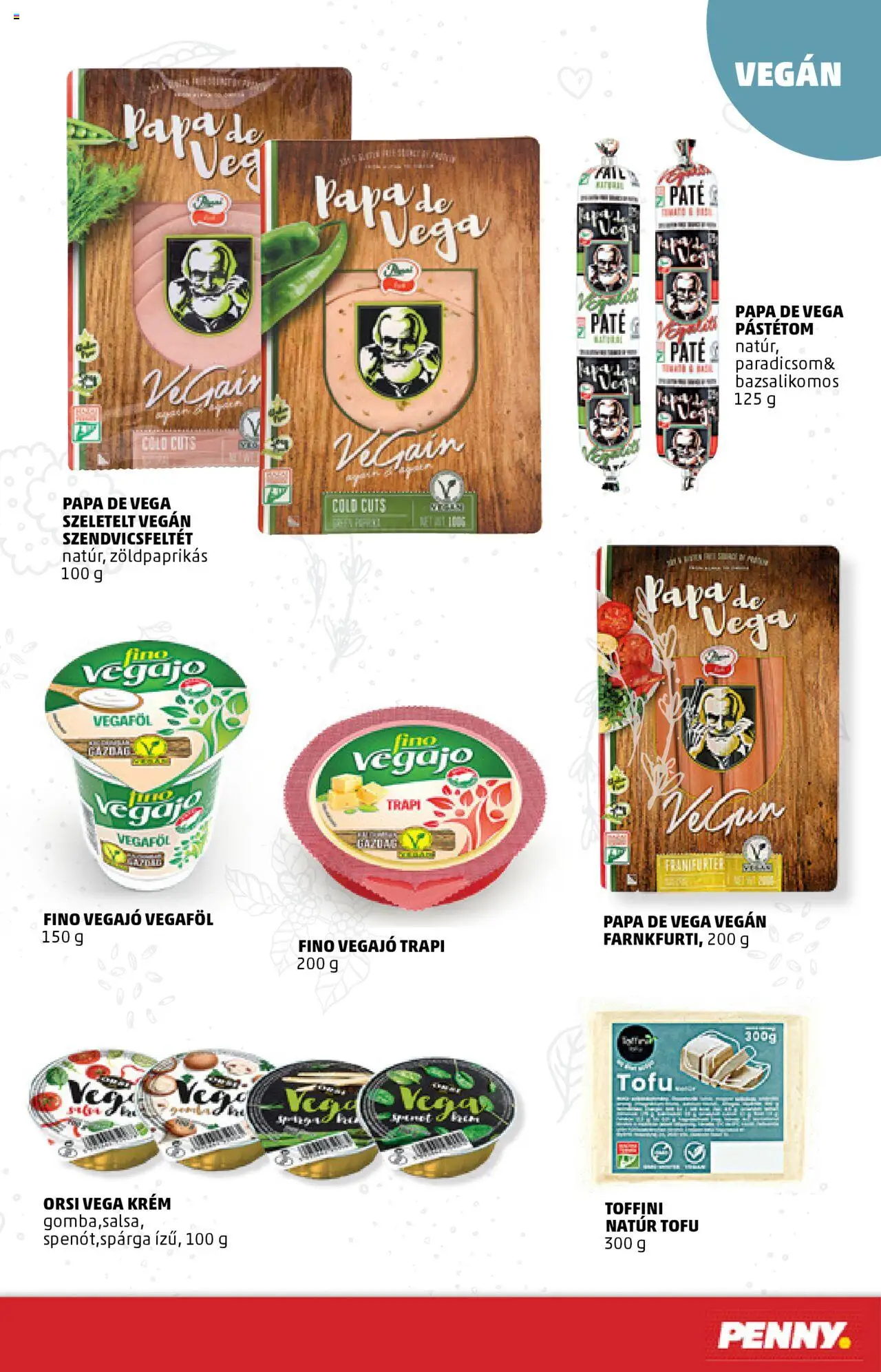 PENNY akciós ujság - amely érvényes a következő dátumtól: 01.04.2025 | Oldal: 21 | Termékek: Tofu, Pástétom, Vegán
