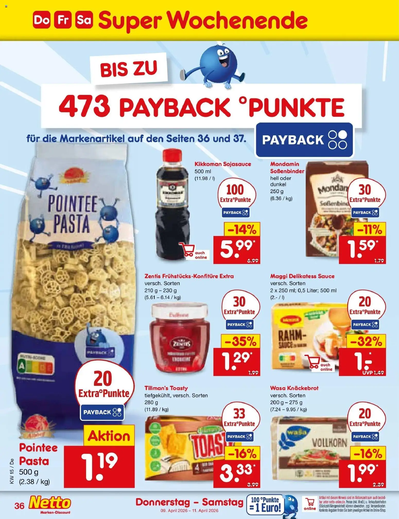 Netto Marken-Discount Prospekt Thierhaupten	 – gültig ab 05.04.2026 | Seite: 52 | Produkte: Maggi, Wasa knackebrot, Pasta