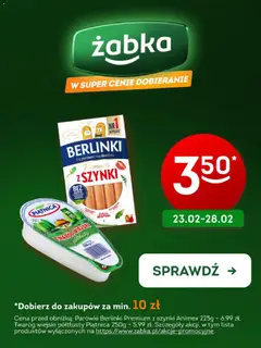 Pogląd oferty "Żabka - Żabka Berlinki i twaróg  ważne do 28.02" - ważna od 23.02.2026