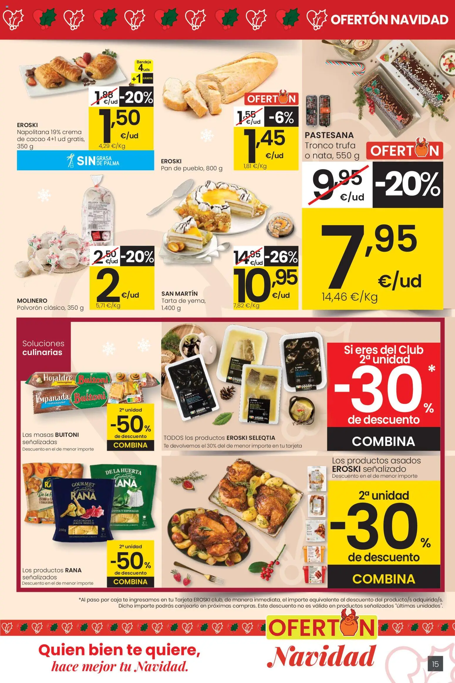 Eroski - Navidad │ válido desde el 18.12.2025 | Página: 15 | Productos: Jamón ibérico, Jamón, Πορσελάνη, Té