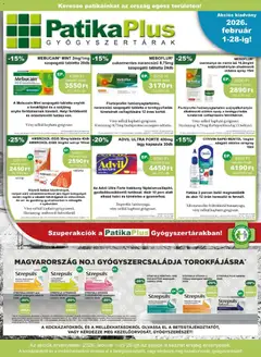 PatikaPlus Akciós újság - amely érvényes a következő dátumtól: 01.01.2026