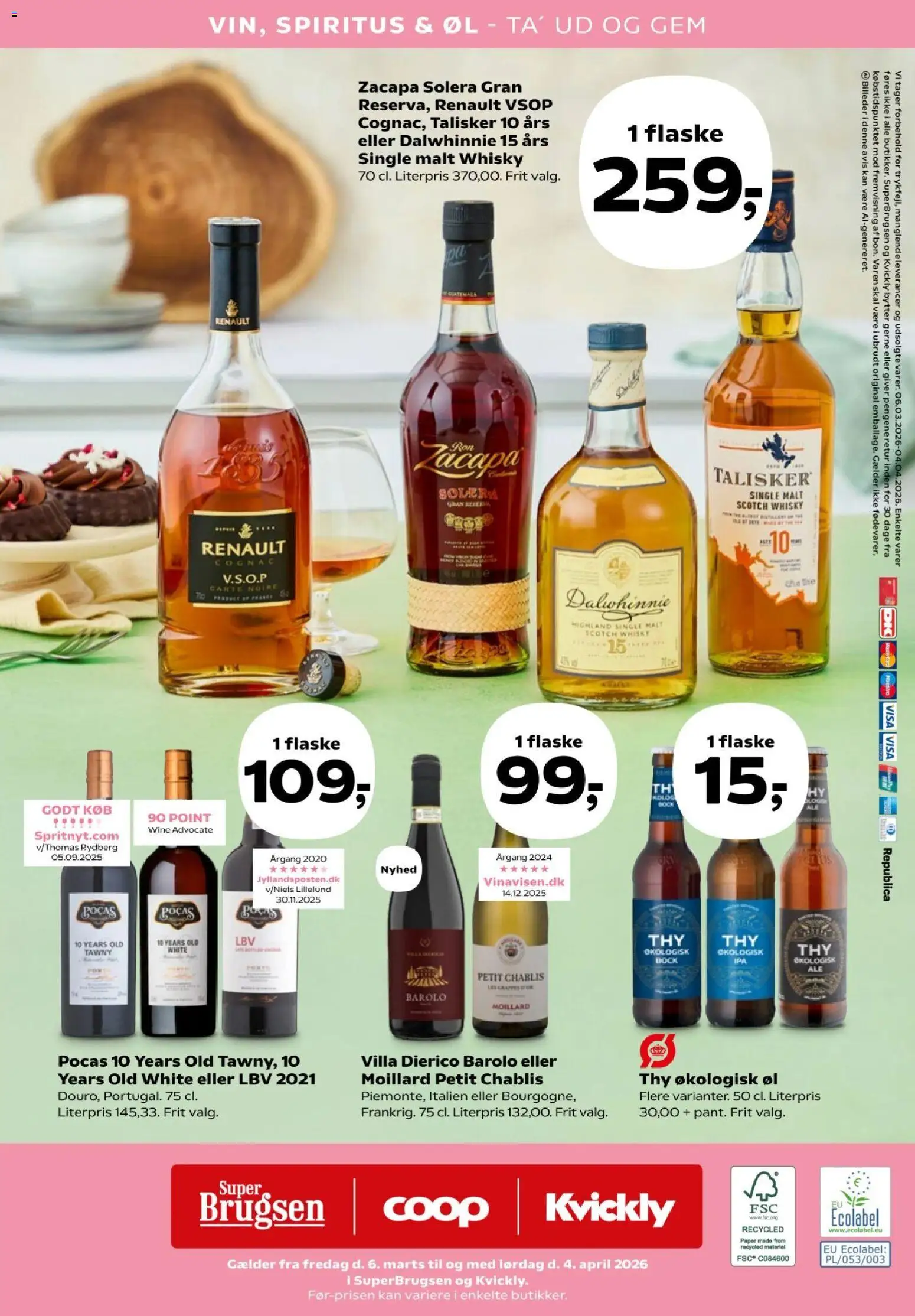 Super Brugsen tilbudsavis – gyldig fra 06.03.2026 | Side: 55 | Produkter: Øl, Whisky