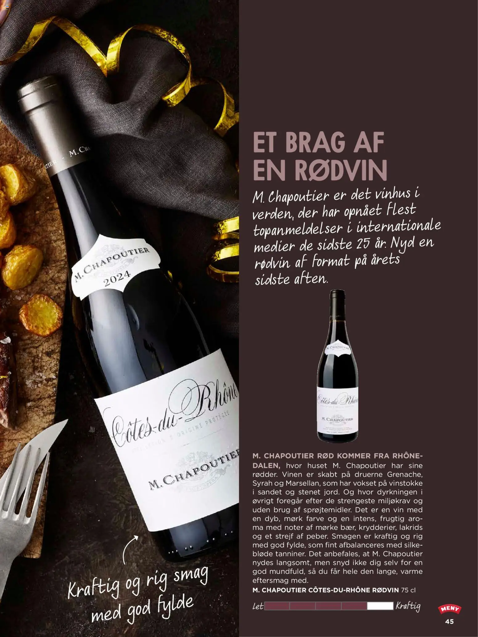 Meny tilbudsavis – gyldig fra 28.11.2025 | Side: 45 | Produkter: Vin, Lakrids, Søm