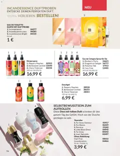 AVON Katalog April 2026 ab 01.04.2026 gültig | Seite: 97 | Produkte: Cola, Toilette, Eau de Toilette, Duschgel
