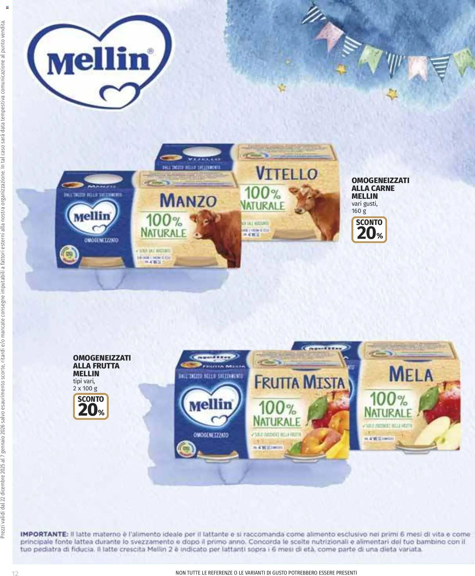 Volantino COOP del 22.12.2025 | Pagina: 12 | Prodotti: Manzo, Frutta, Latte, Data