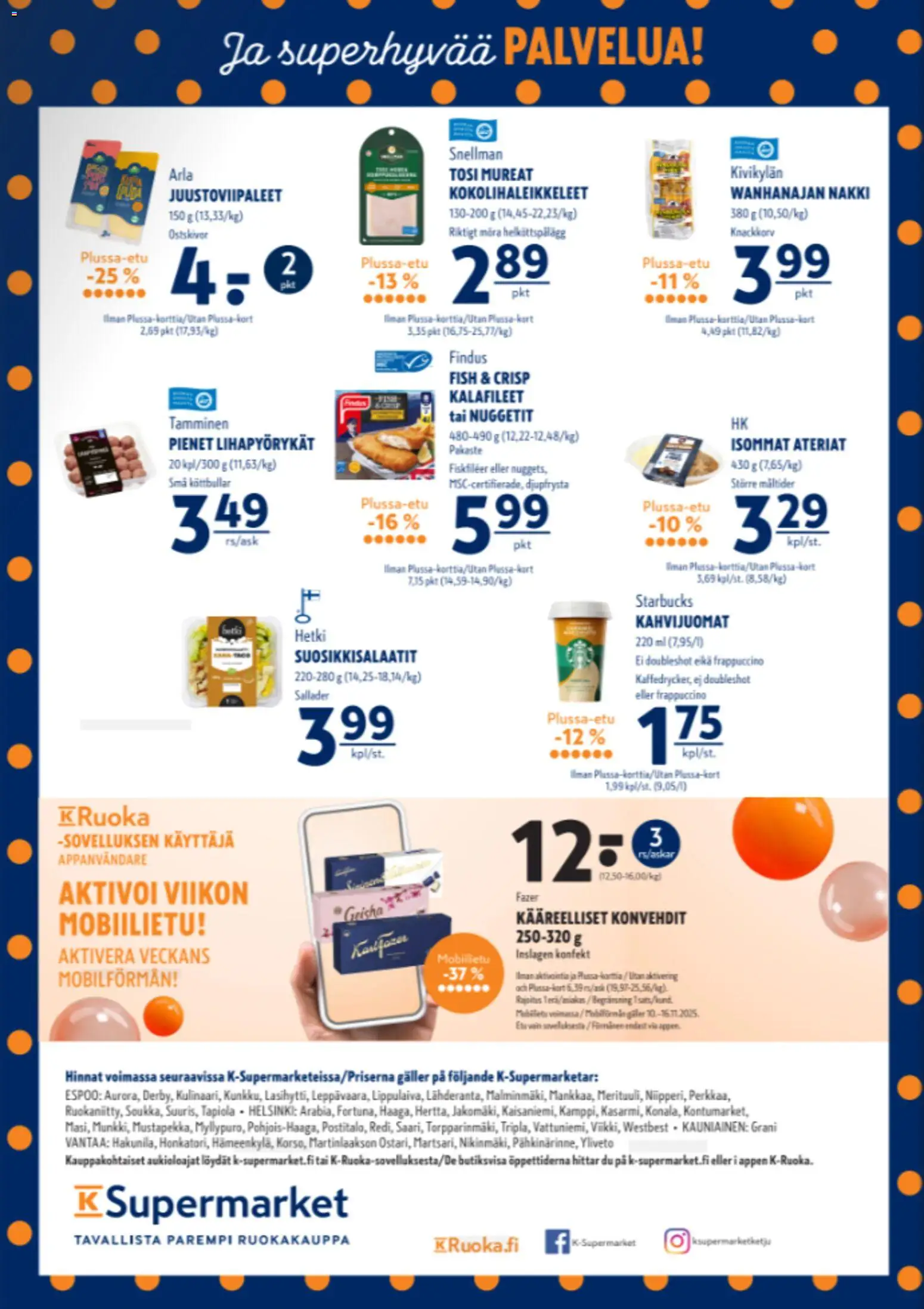 K-Supermarket tarjoukset – voimassa 13.11.2025 alkaen | Sivu: 4