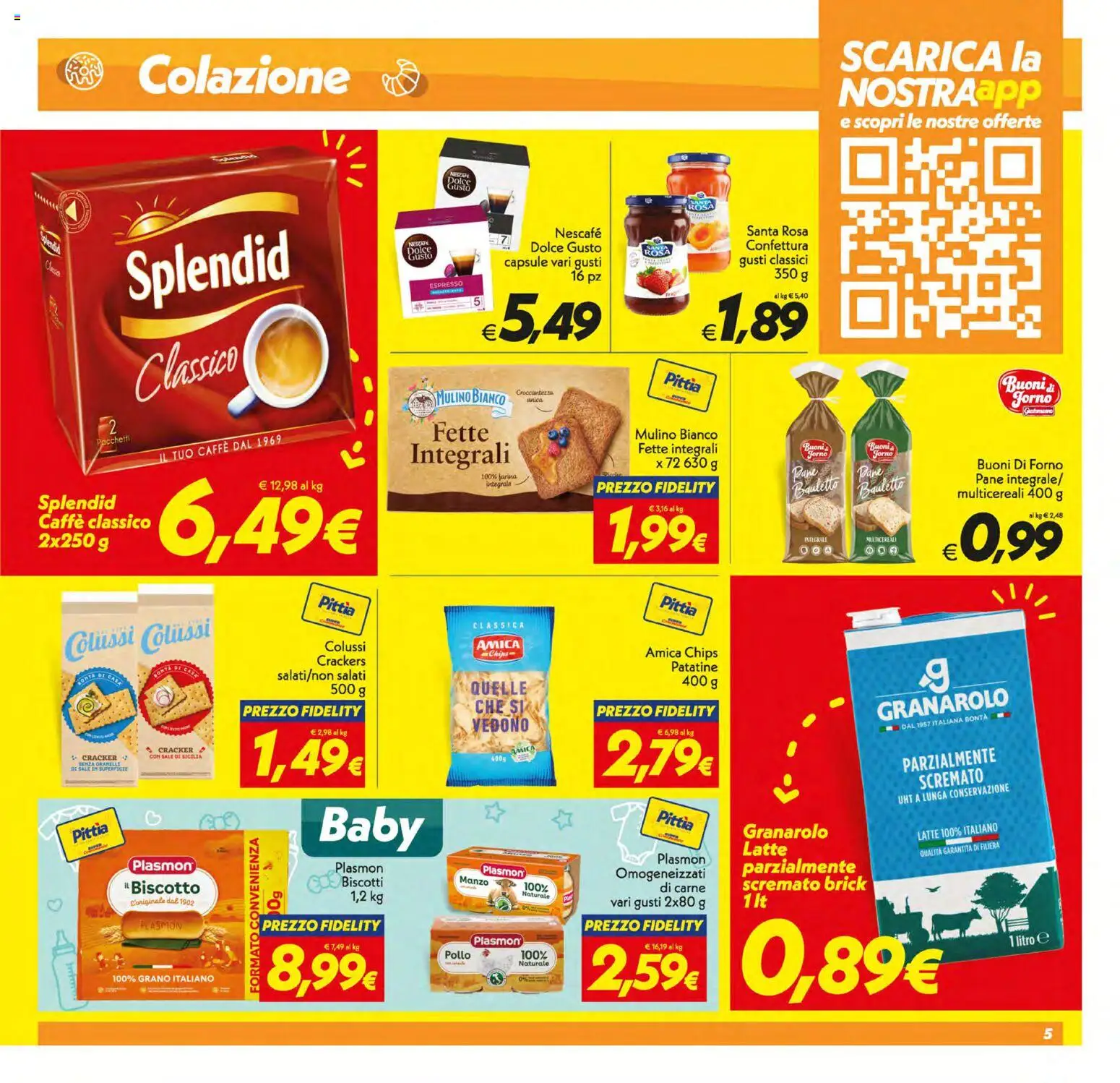 Volantino SuperConveniente del 13.01.2026 | Pagina: 5 | Prodotti: Pane, Manzo, Patatine, Crackers