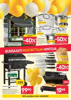 Rusta-mainoslehti voimassa 13.04.2026 alkaen | Sivu: 2 | Tuotteet: Voileipägrilli, Hiiligrilli