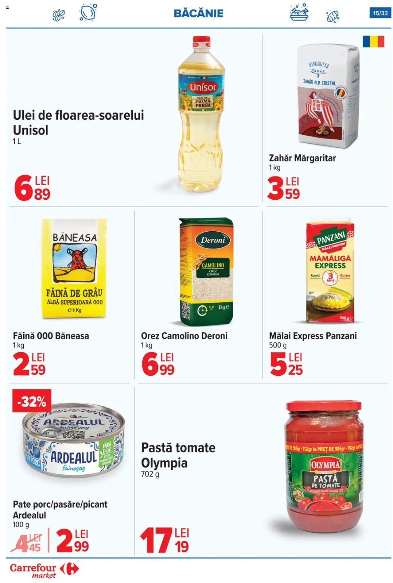 Noul catalog Carrefour – valabil de la 01.10.2025 | Pagină: 16 | Produse: Presă, Pate, Pastă de tomate, Orez