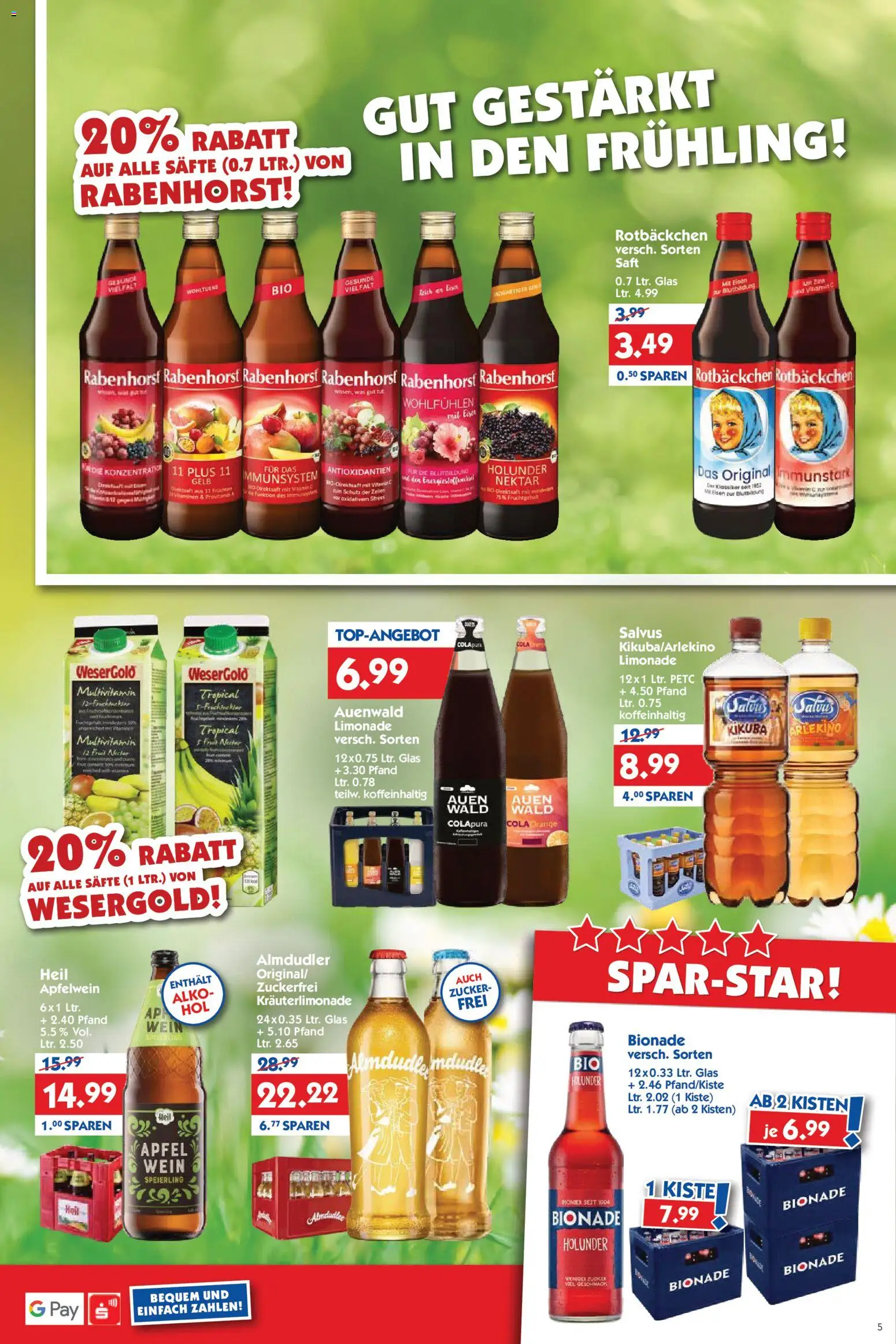 HOL’AB! Prospekt 	 – gültig ab 23.03.2026 | Seite: 5 | Produkte: Cola, Äpfel, Limonade, Saft