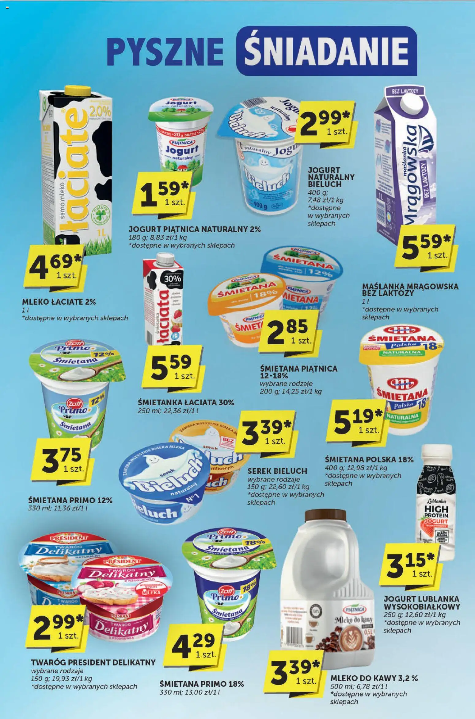 Euro Sklep Gazetka - Katalog od 30.10.2025 | Strona: 2 | Produkty: Serek, Mleka, Mleko, Jogurt