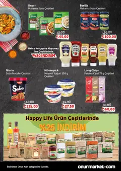 Onur Market Katalog - Gurme - 02.09.2025 tarihinden itibaren geçerlidir | Sayfa: 2 | Ürünler: Yoğurt, Makarna sosu, Ketçap, Sos