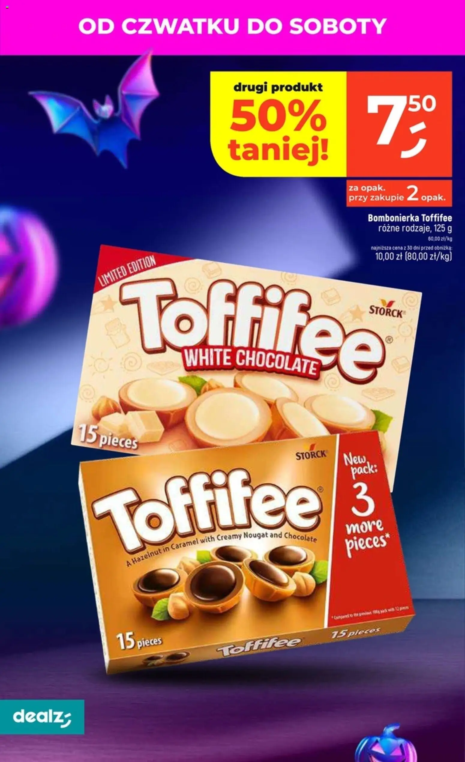 Dealz Gazetka od 23.10.2025 | Strona: 8 | Produkty: Bombonierka, Toffifee