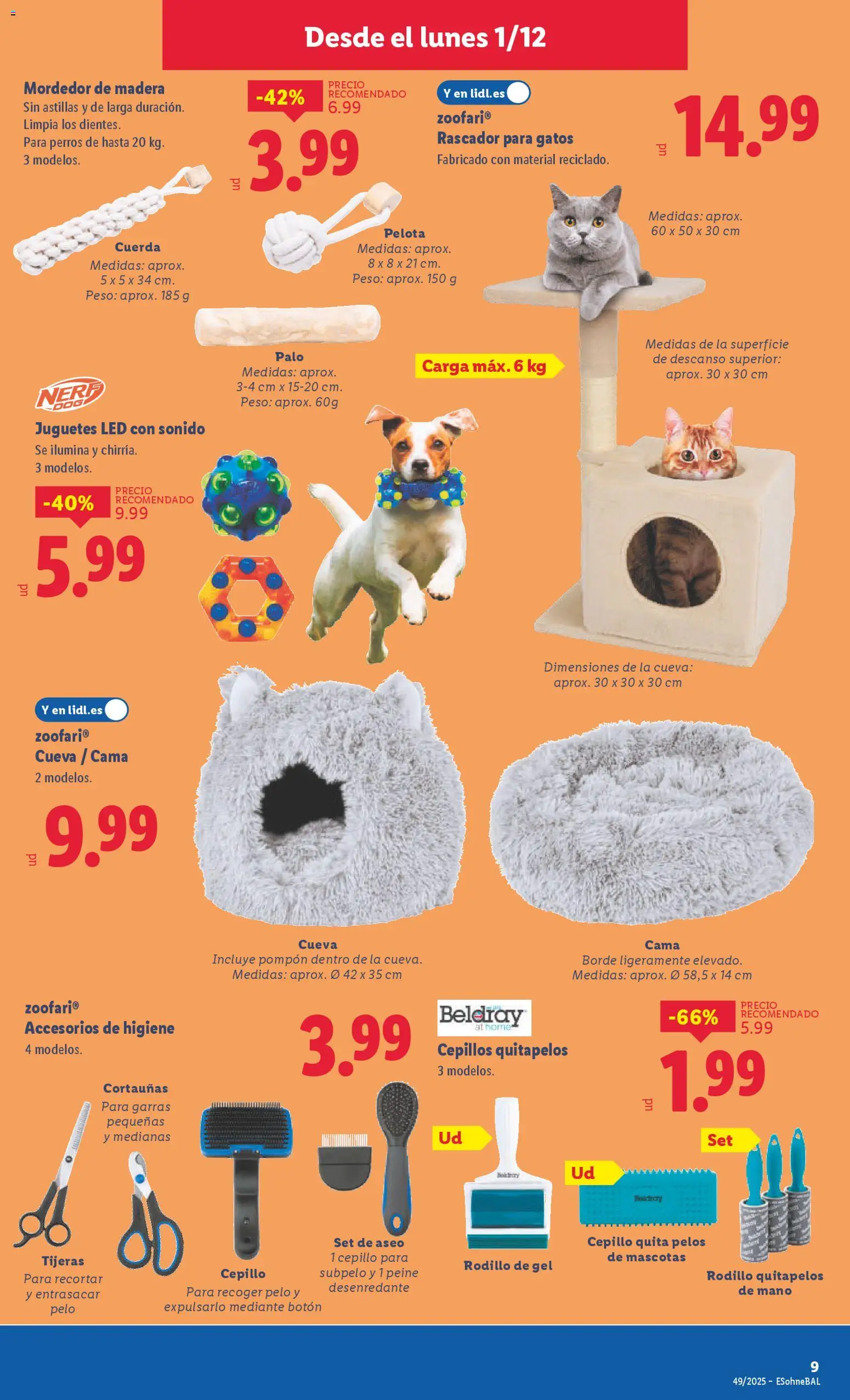 Lidl folleto de bazar │ válido desde el 01.12.2025 | Página: 21 | Productos: Cepillo, Βερμούτ, Juguetes, Cama