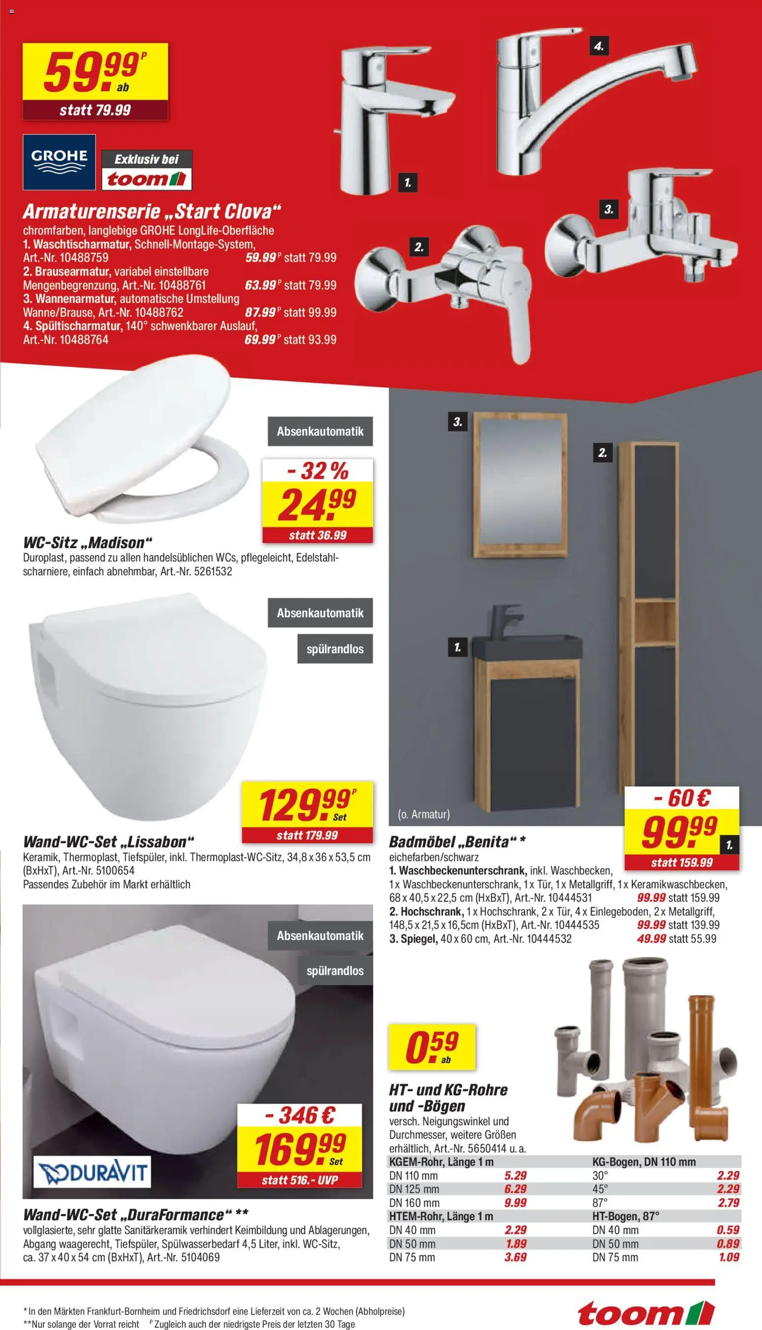 Toom Baumarkt Prospekt 	 – gültig ab 25.04.2026 | Seite: 31 | Produkte: Armatur