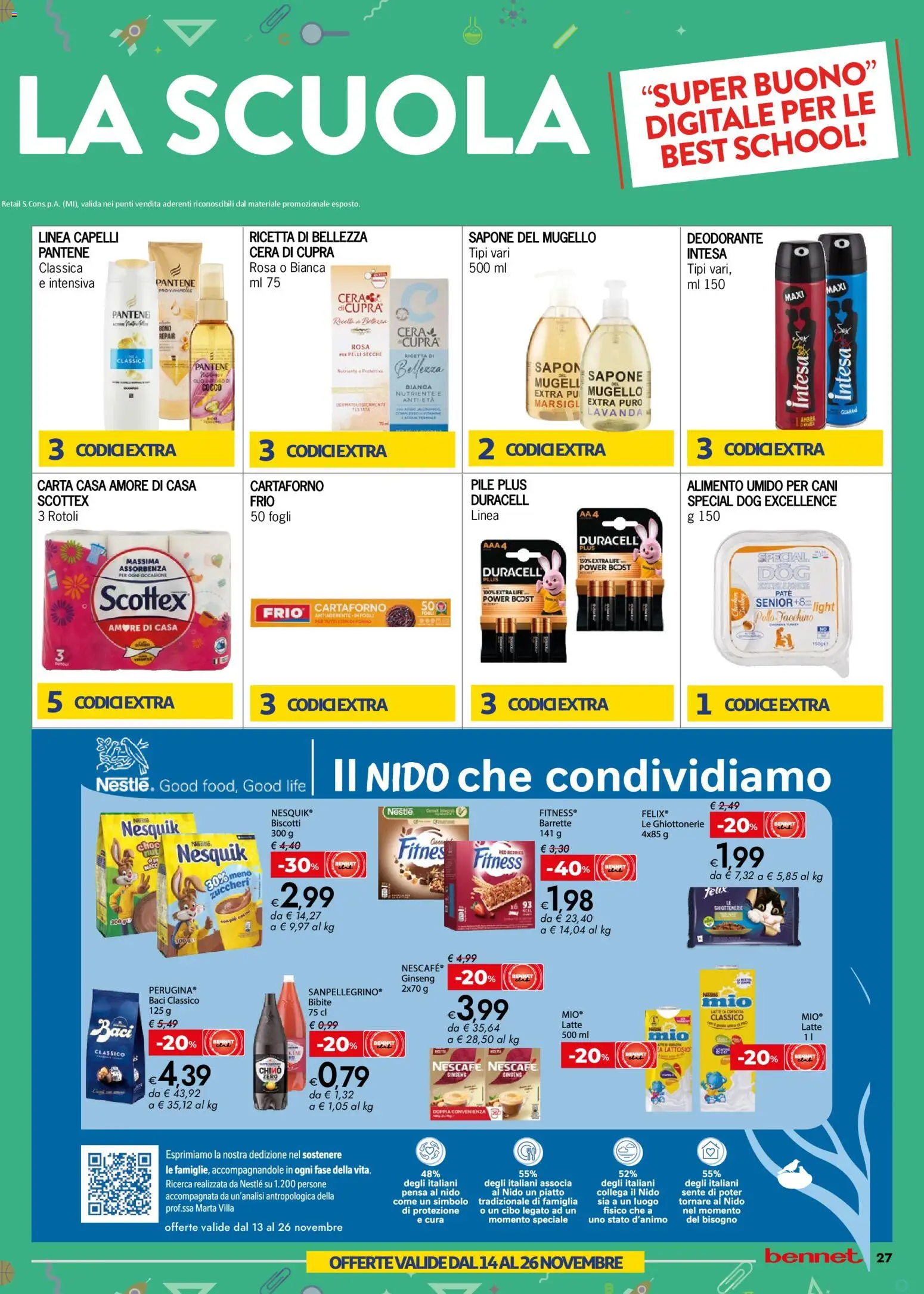 Volantino bennet del 13.11.2025 | Pagina: 27 | Prodotti: Paté, Sapone, Biscotti, Lavanda