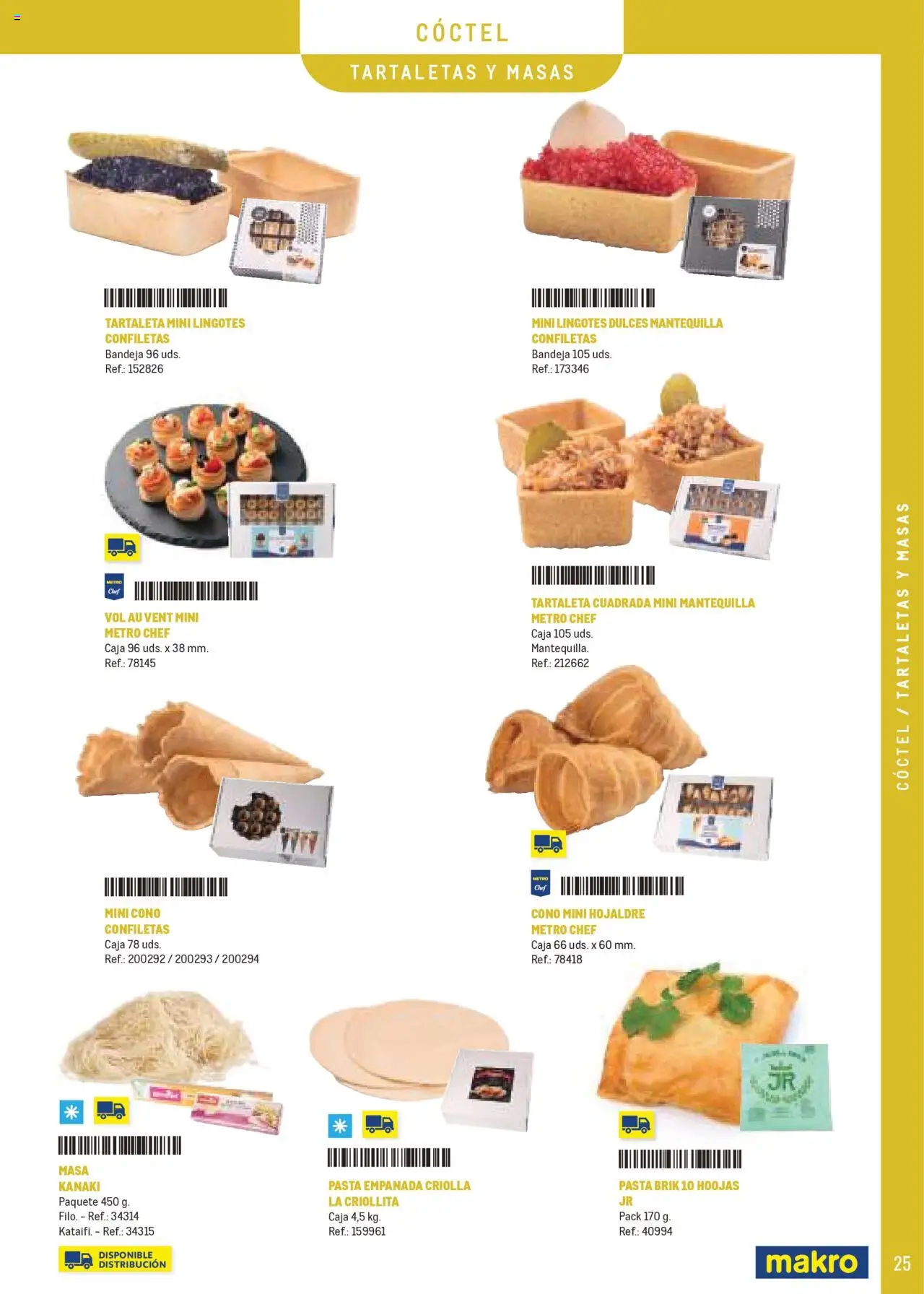 Makro -  Especial Catering Canarias │ válido desde el 25.02.2025 | Página: 25 | Productos: Pasta, Bandeja, Caja