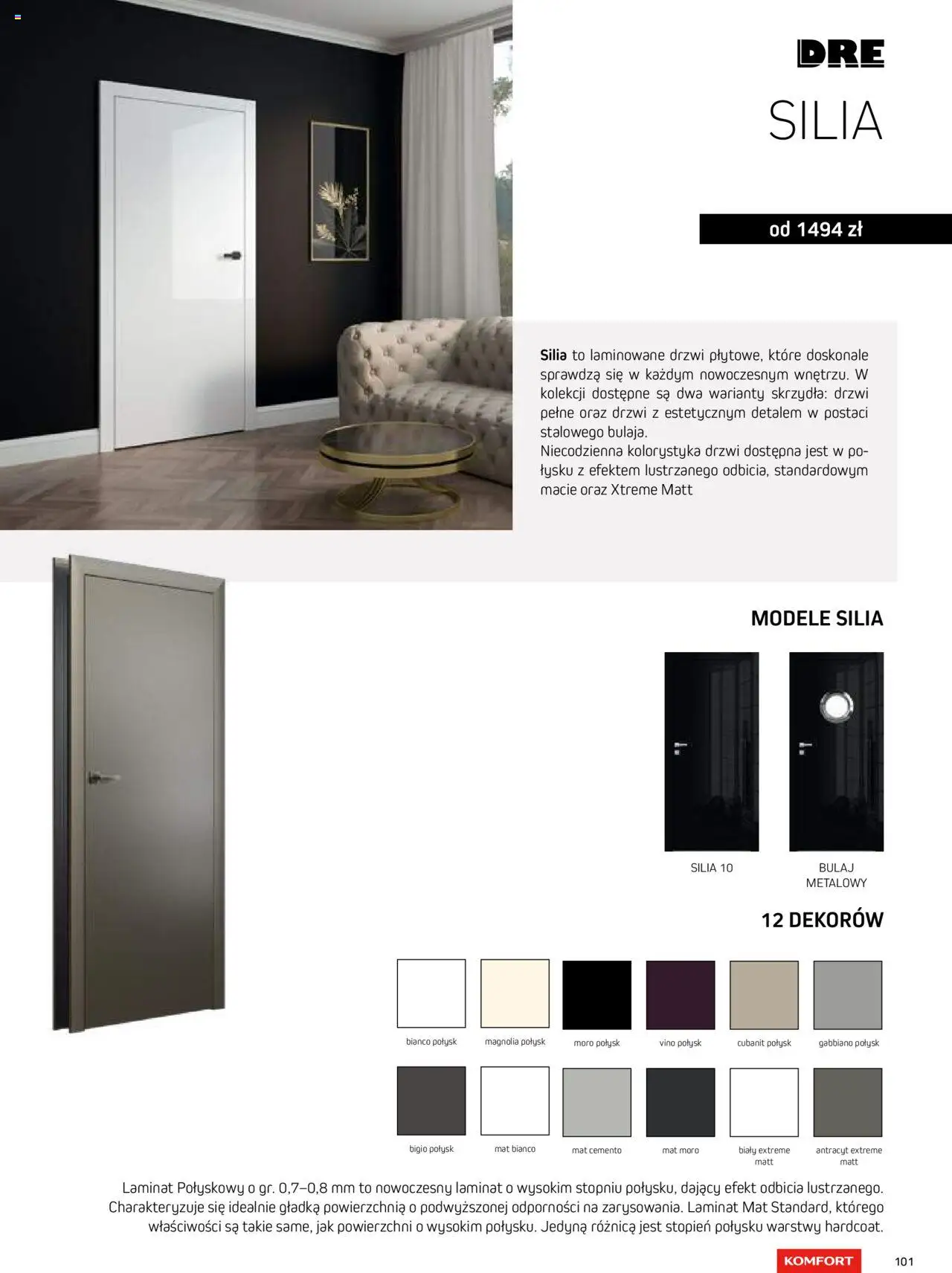 Komfort Gazetka - Katalog Podłogi I Drzwi od 26.06.2024 | Strona: 101
