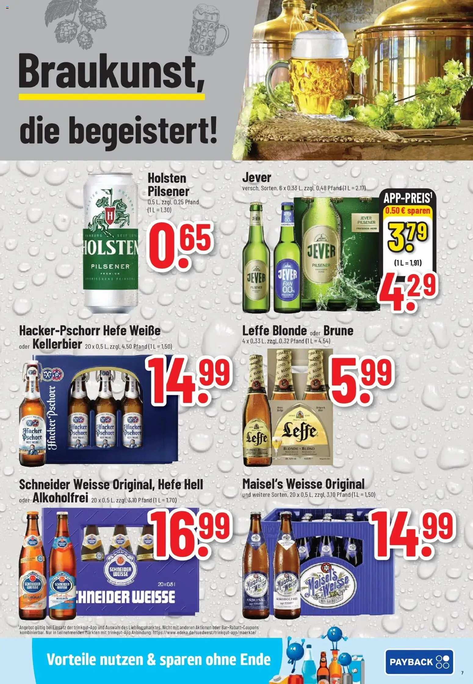 Trinkgut Prospekt Hemsbach	 – gültig ab 12.04.2026 | Seite: 7 | Produkte: Herd, Bier, Holsten, Jever