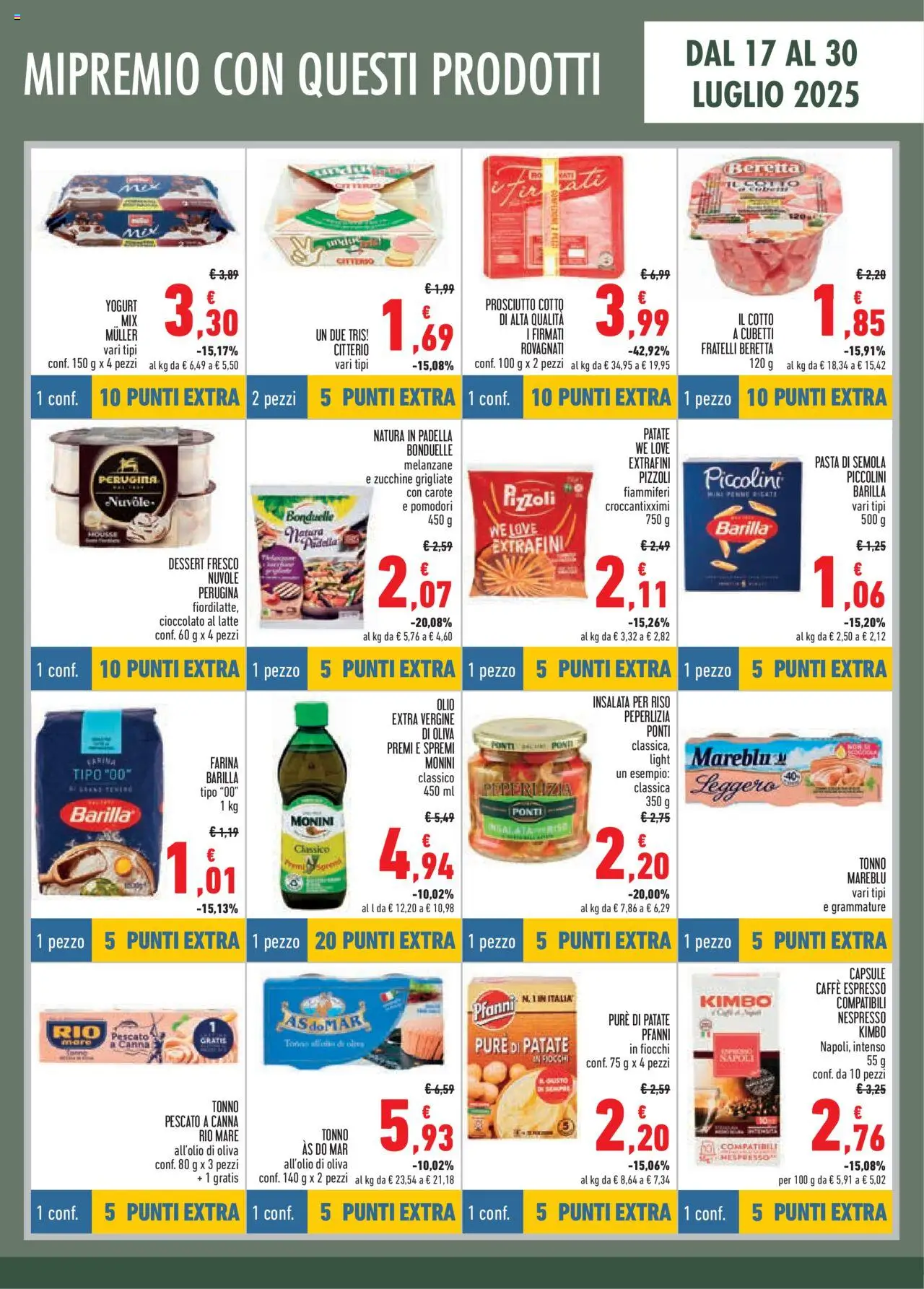 Volantino Conad del 17.07.2025 | Pagina: 5 | Prodotti: Cioccolato, Patate, Olive, Olio extra vergine