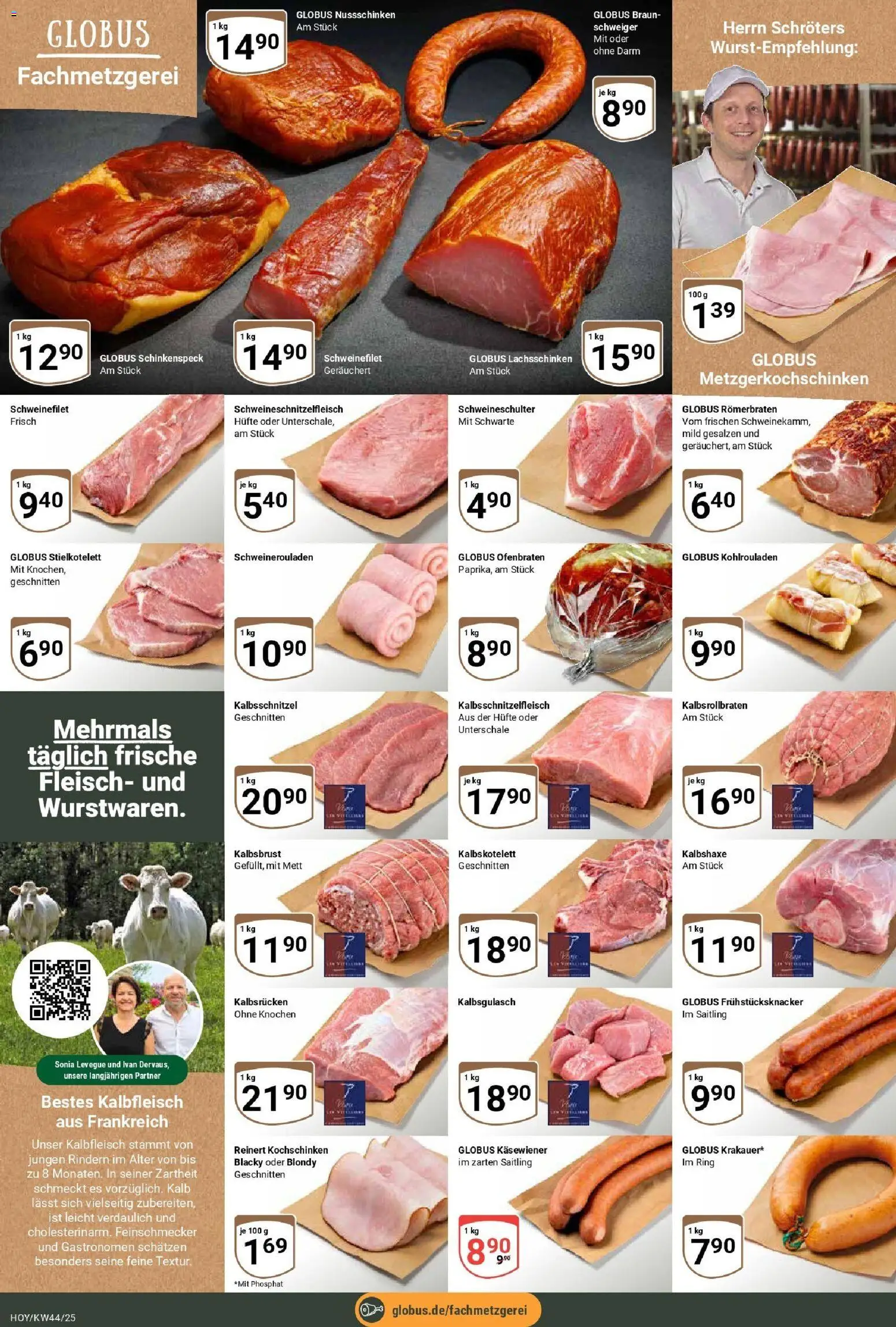 Globus prospekt Hoyerswerda	 – gültig ab 26.10.2025 | Seite: 8 | Produkte: Schweinefilet, Fleisch