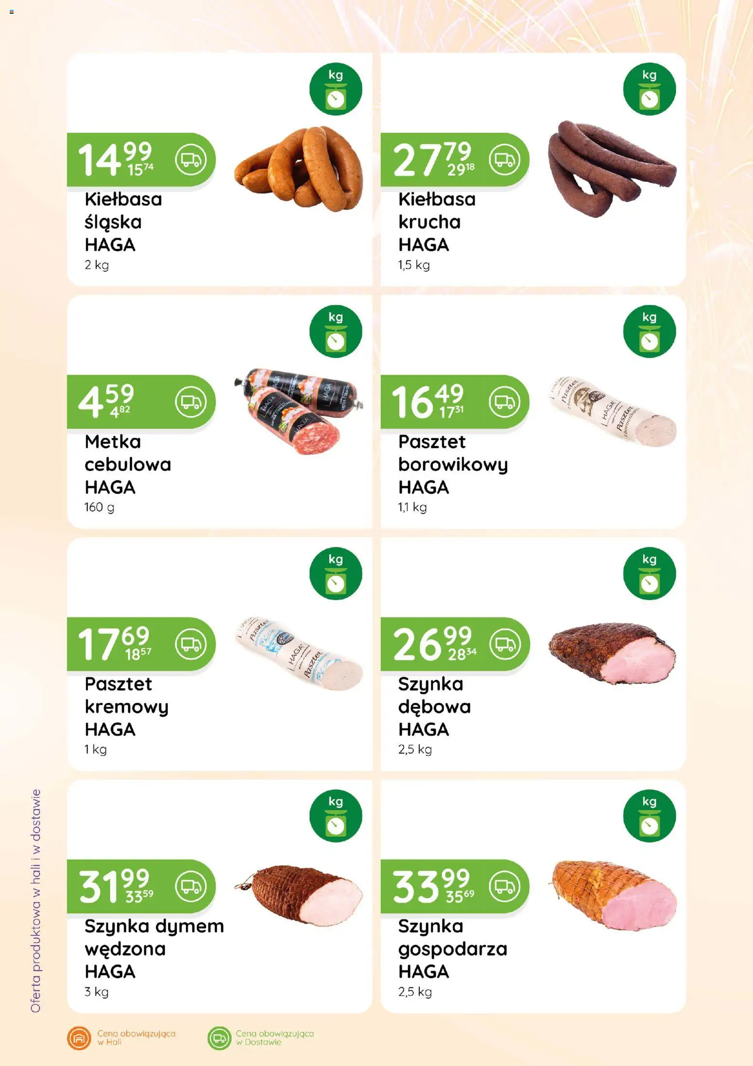 Eurocash Gazetka - Katalog Wędliny od 01.01.2026 | Strona: 20 | Produkty: Kiełbasa, Szynka, Kiełbasa śląska