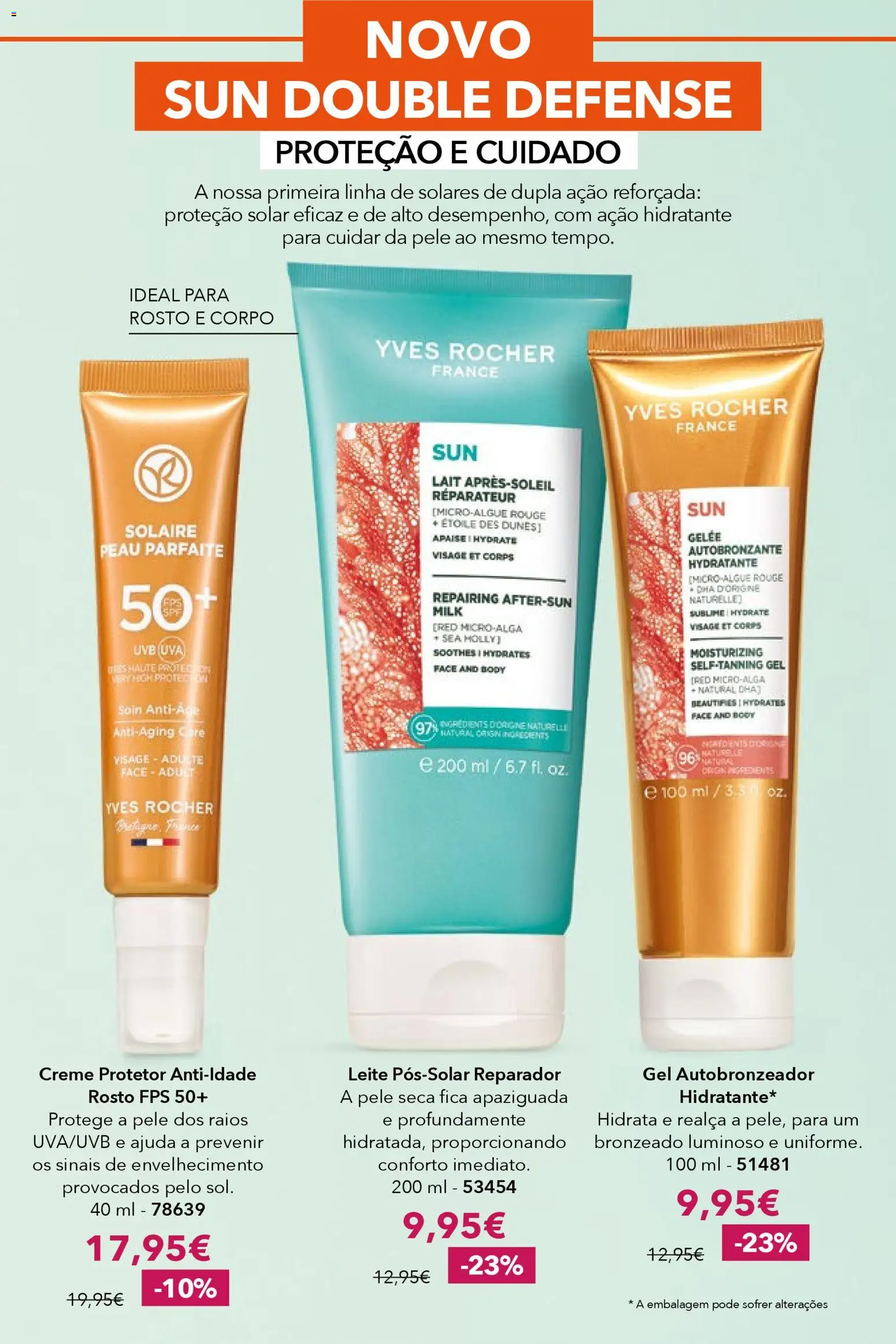 Yves Rocher catálogo 4 │ válido de 12.03.2026 | Página: 74 | Produtos: Autobronzeador, Leite, Creme