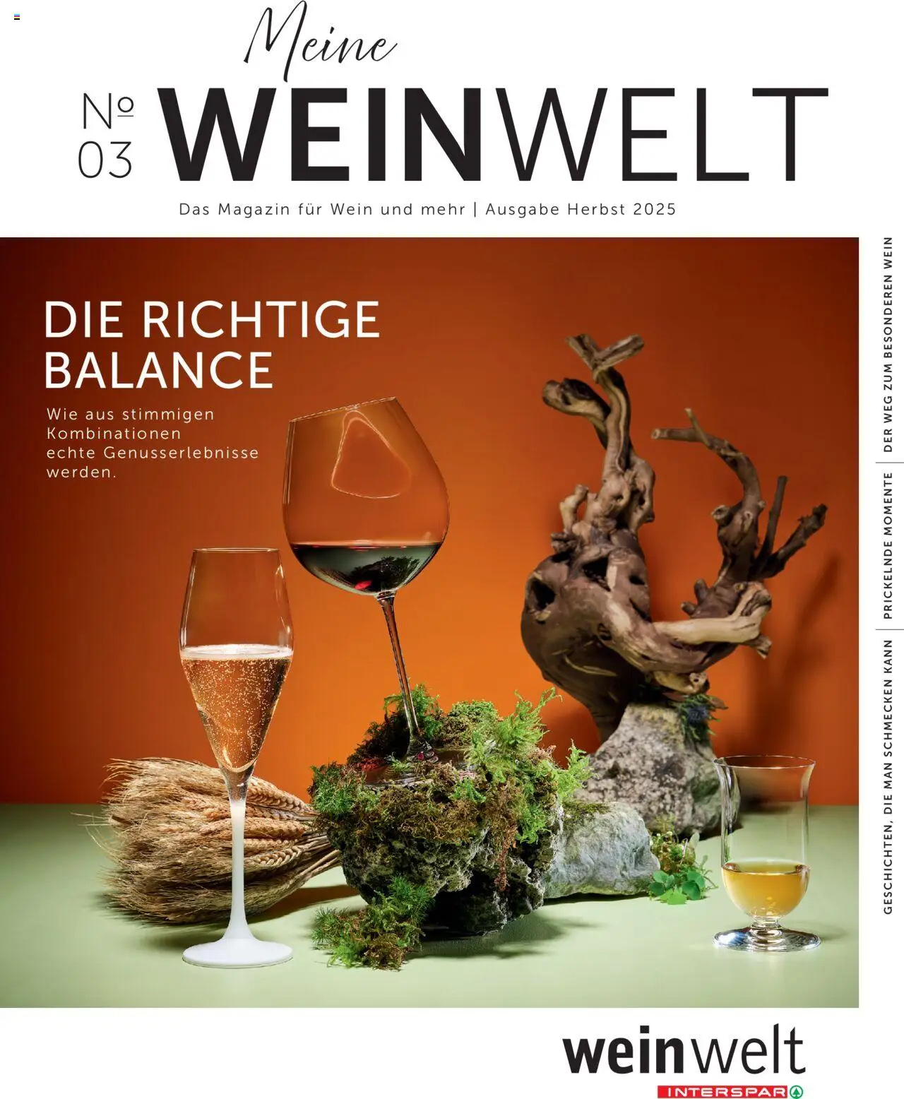Interspar Weinwelt Magazin Ausgabe Herbst gültig ab 10.09.2025 | Seite: 1 | Produkte: Wein