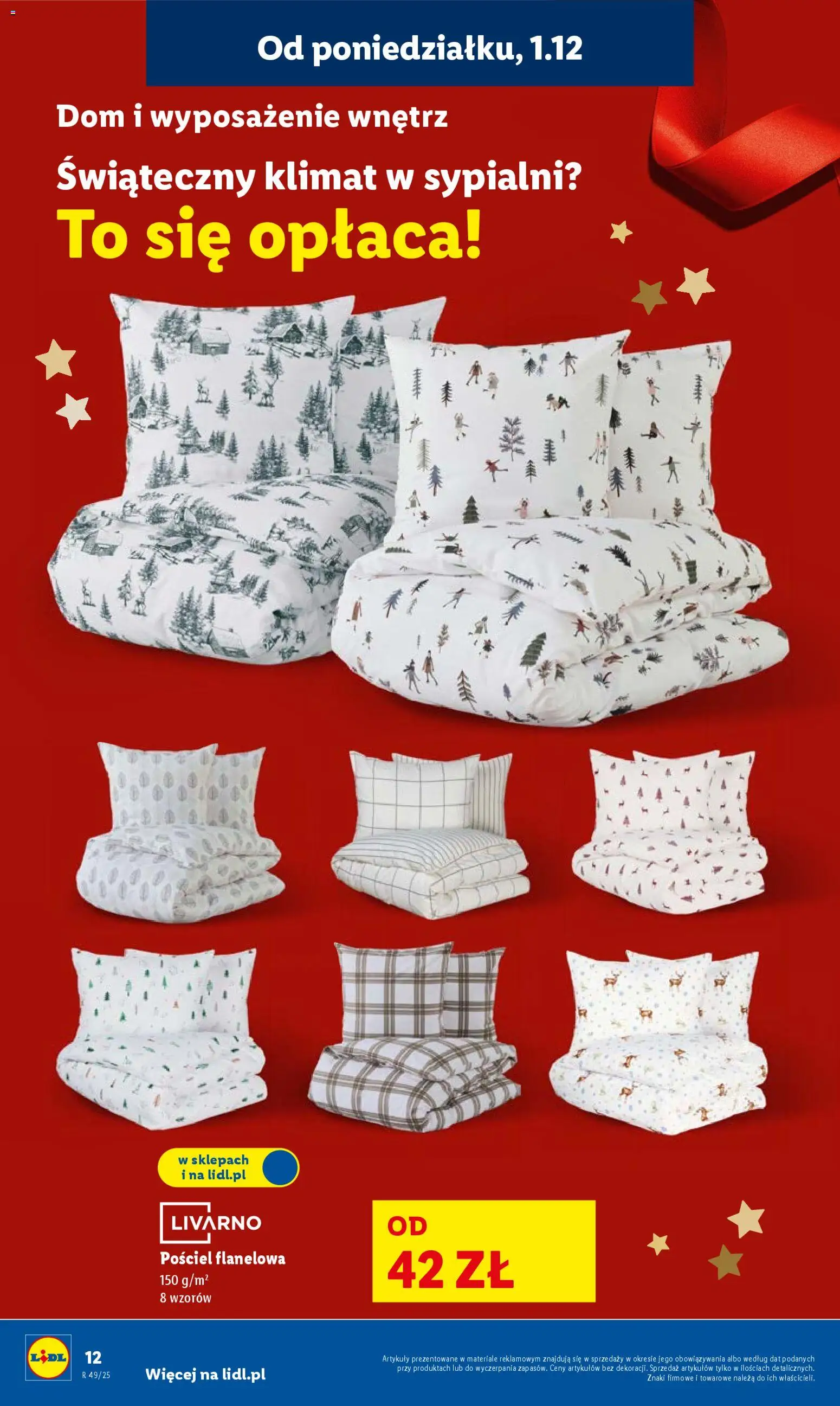 Lidl Gazetka - Cyber Monday od 01.12.2025 | Strona: 18 | Produkty: Pościel