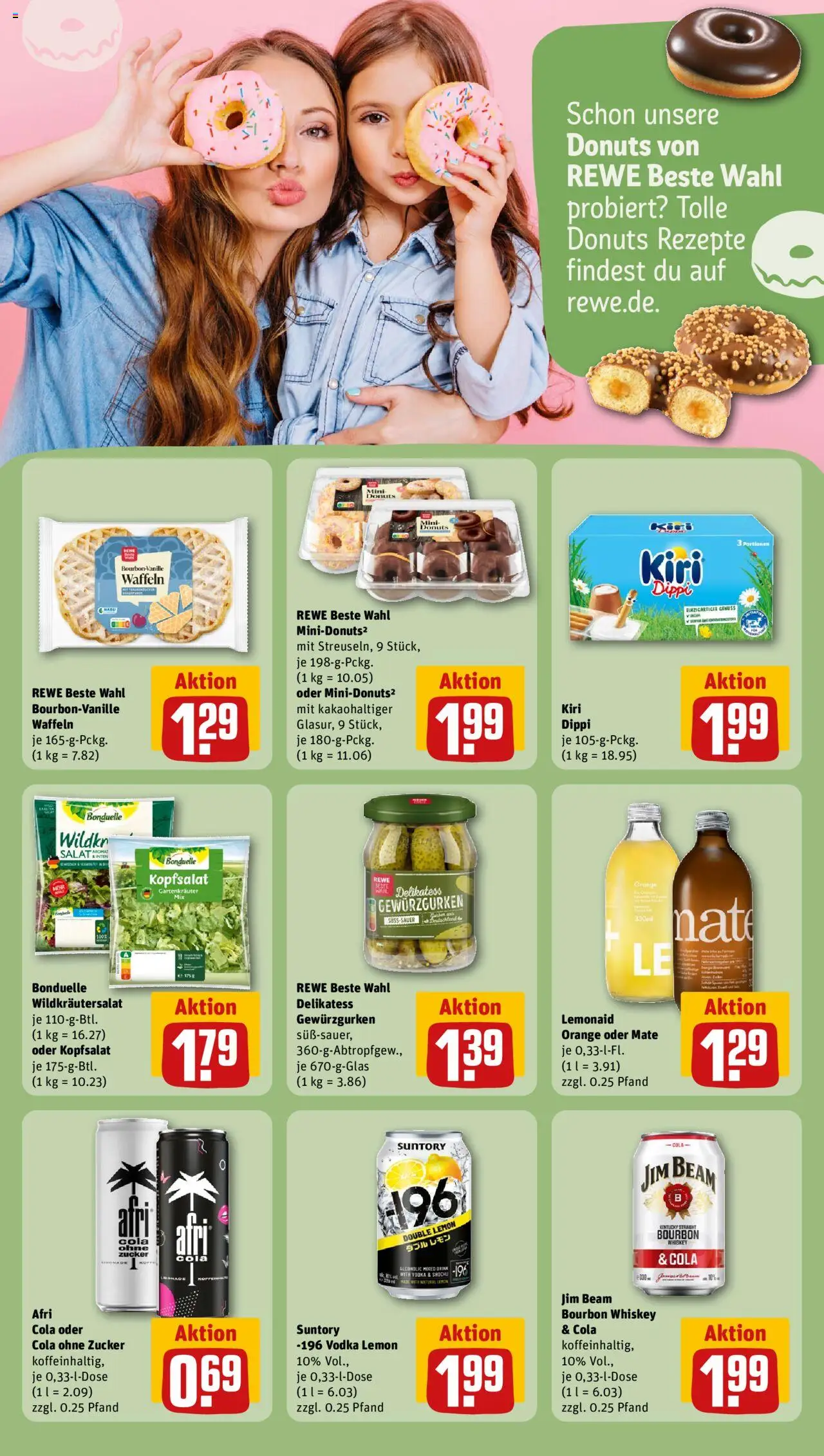Rewe ihr Kaufpark Prospekt 	 - gültig ab dem 28.07.2025 | Seite: 21 | Produkte: Cola, Donuts, Vodka, Salat