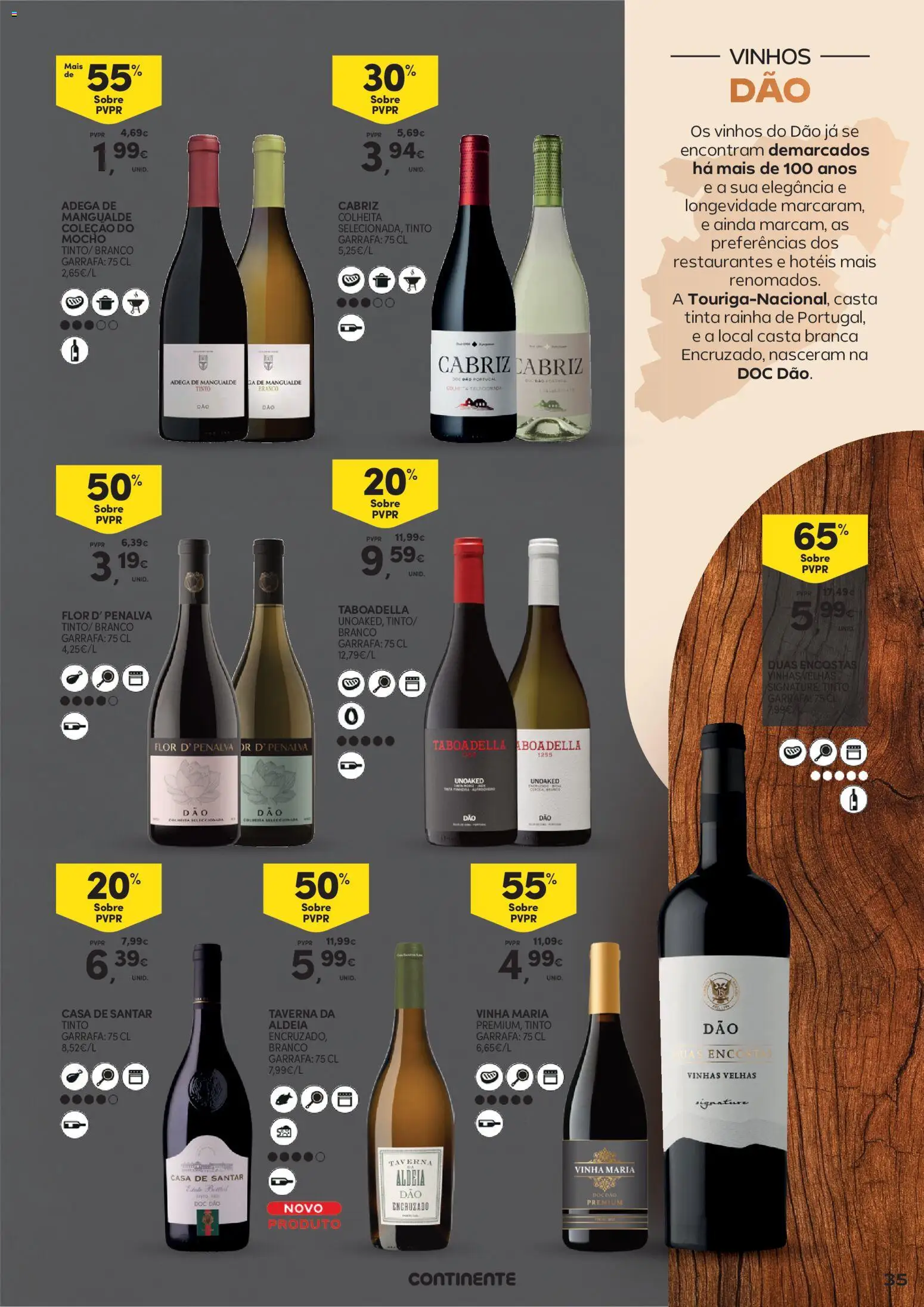 Continente - Queijos, Enchidos e Vinhos Aproveite para petiscar │ válido de 03.02.2026 | Página: 35 | Produtos: Tinta