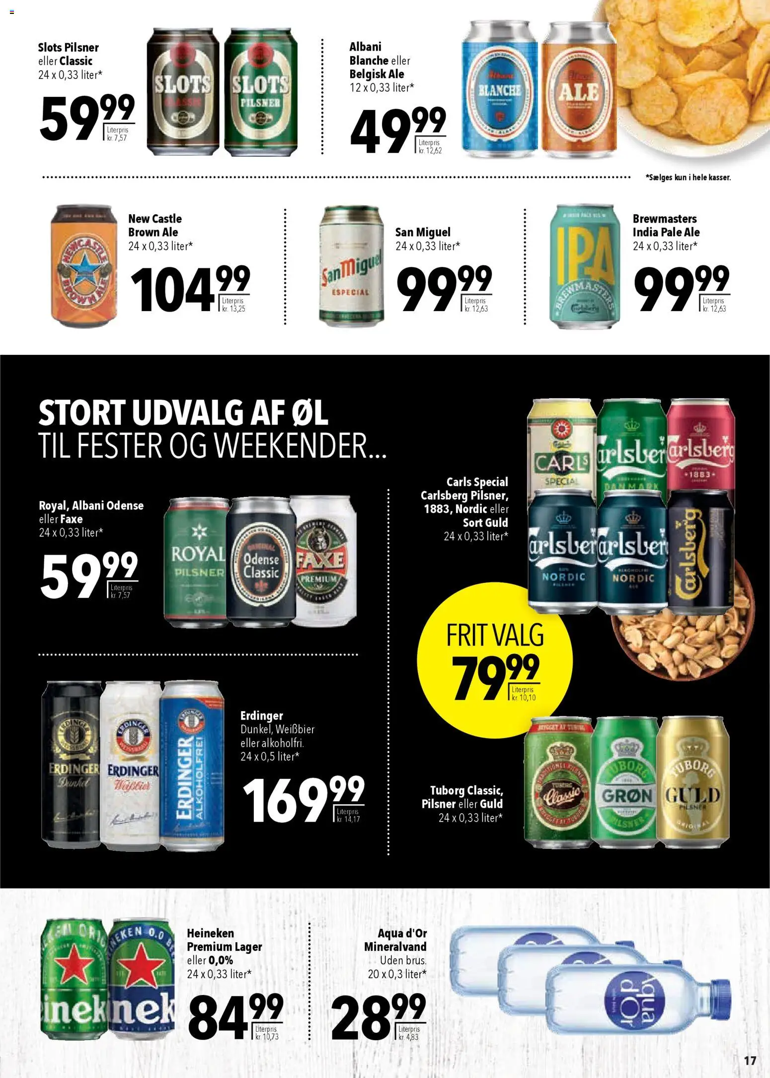 CITTI Markt  Dänemark-Werbung – gültig ab 29.10.2025 | Seite: 17 | Produkte: Erdinger, Carlsberg, Öl, Heineken