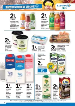 Vista previa E.Leclerc folleto válido desde el 12.11.2025 | Página: 16 | Productos: Leche, Kiwi, Ρούτερ, Bebida de soja