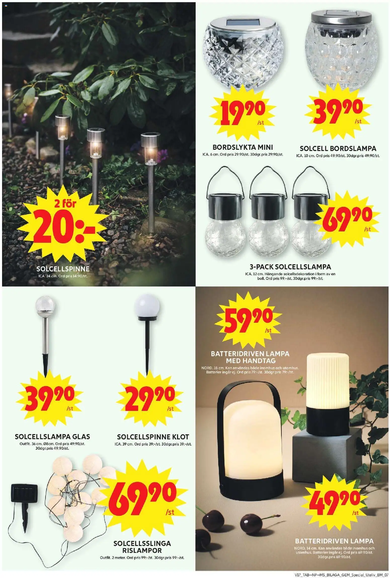 ICA Maxi reklamblad aktuell från 20.04.2026 | Sida: 24 | Produkter: Batterier, Bordslampa, Lampa