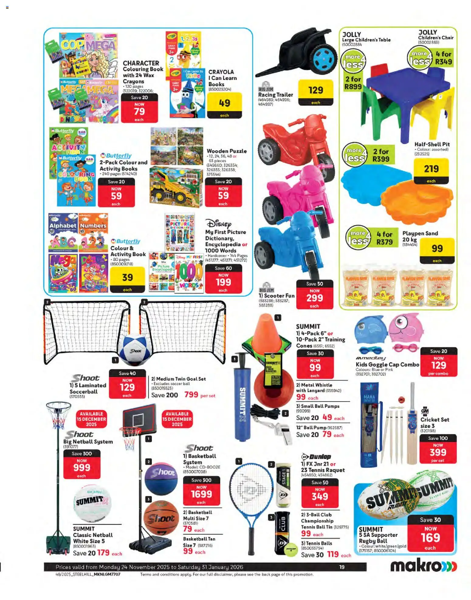New Makro catalogue – valid from 24.11.2025 | Page: 19 | Products: Pumps, Cap, Table, Wax