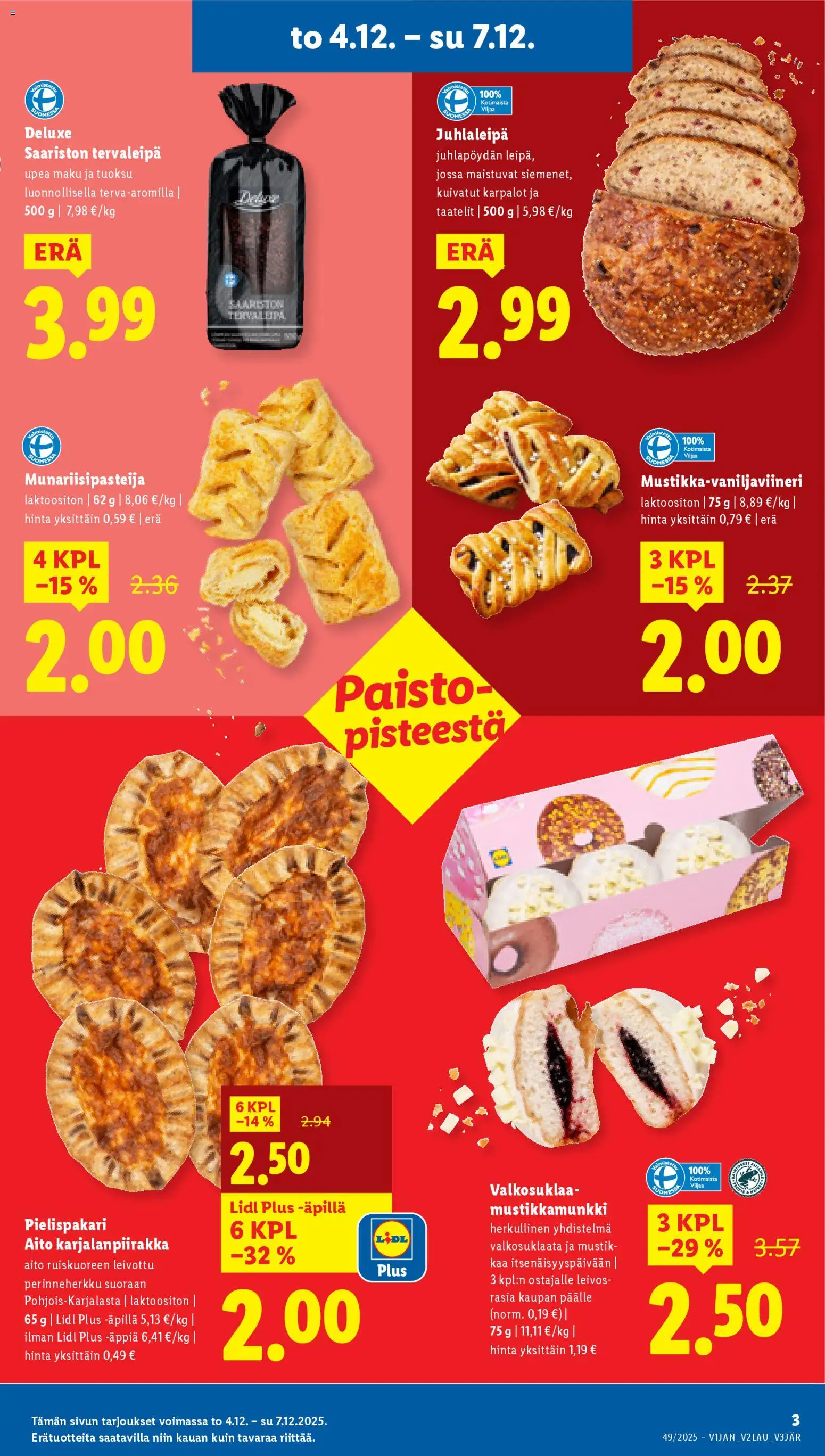 Lidl tarjoukset – voimassa 04.12.2025 alkaen | Sivu: 3