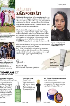 THE ONE Mascara, En bra mascara målar mitt självporträtt och lyfter fram min kvinnlighet - THE ONE Mascara tar min ögonlook till en annan nivå. - Förhandsvisning av reklamblad från butik Oriflame aktuell från 29.10.2025 | Sida: 3