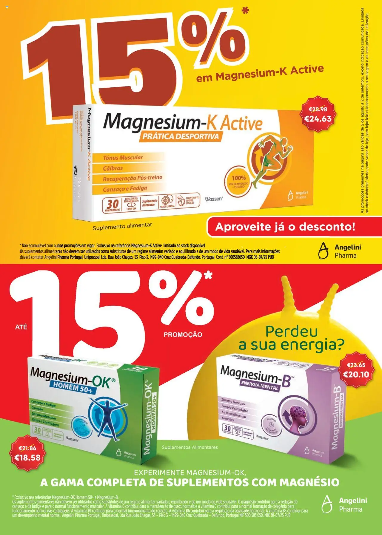 Auchan - Relaxe e cuide de si │ válido de 01.08.2025 | Página: 43 | Produtos: Vitamina c, Vitamina d