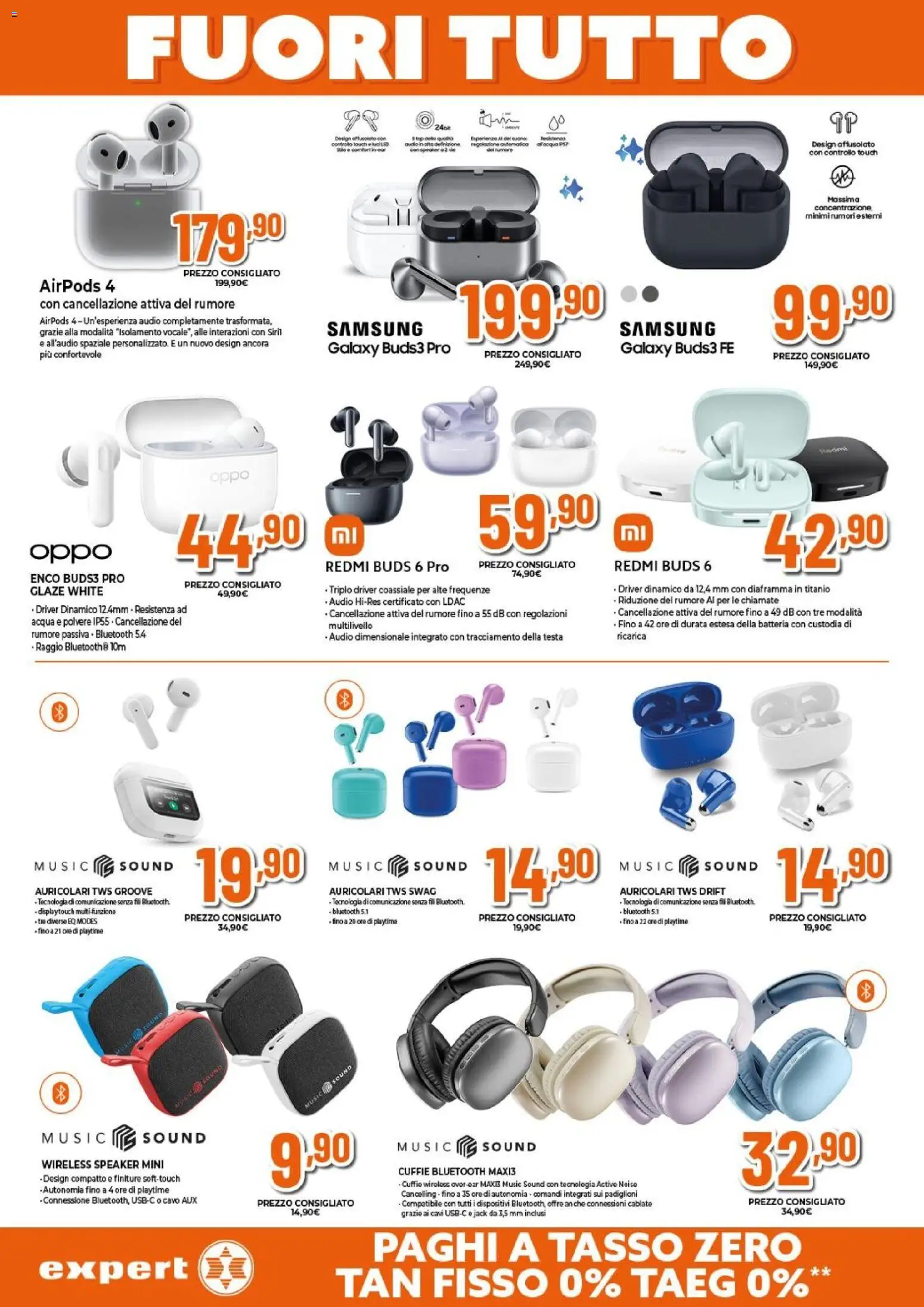Volantino Expert del 15.01.2026 | Pagina: 6 | Prodotti: Audio, Cuffie, Cavo, Speaker