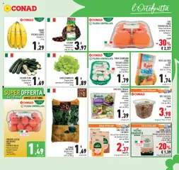 Anteprima del volantino BANANE CONAD, PERCORSO QUALITÀ Categoria I valido a partire dal 22.10.2025 | Pagina: 5 | Prodotti: Patate, Cous cous, Mais, Zucchine