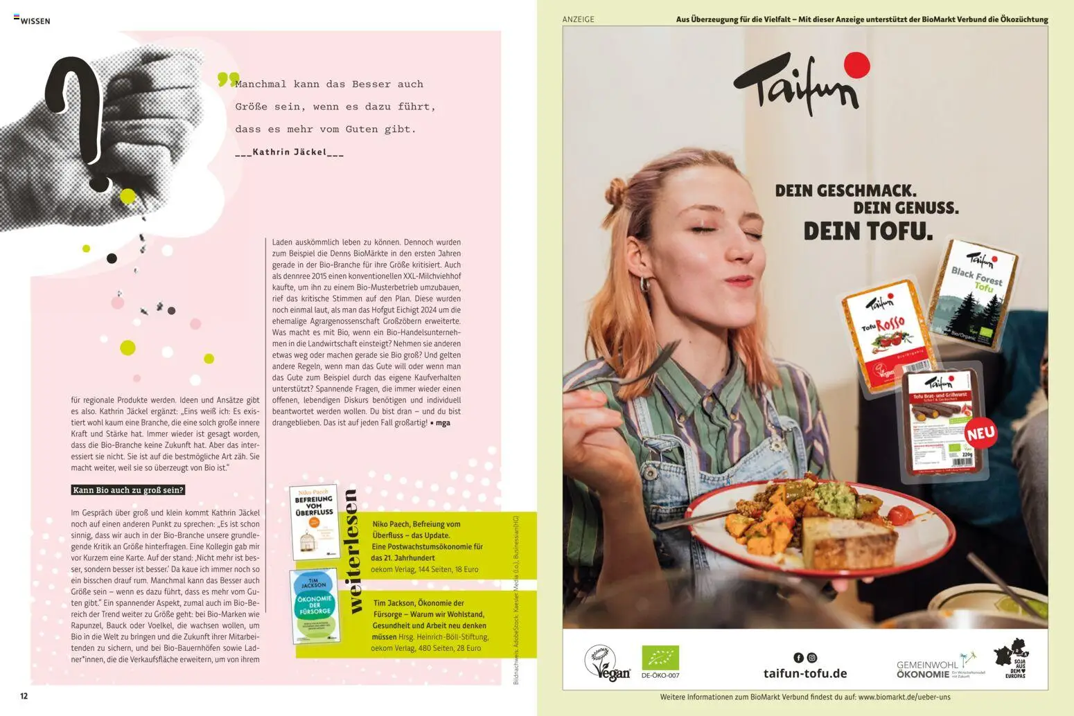 Denns BioMarkt  KREO Magazin gültig ab 21.10.2025 | Seite: 7