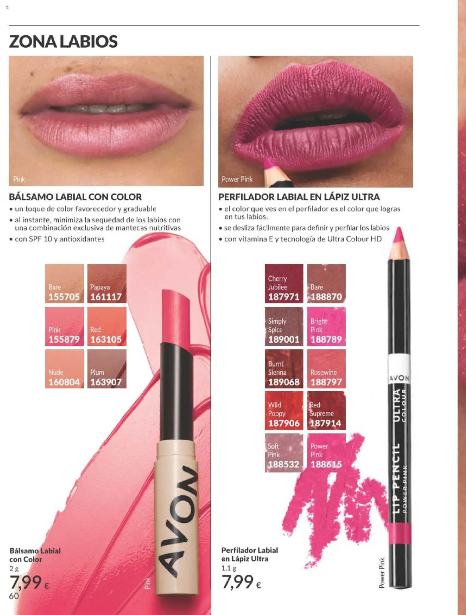 Catálogo AVON campaña 1 │ válido desde el 01.01.2026 | Página: 60 | Productos: Bálsamo labial