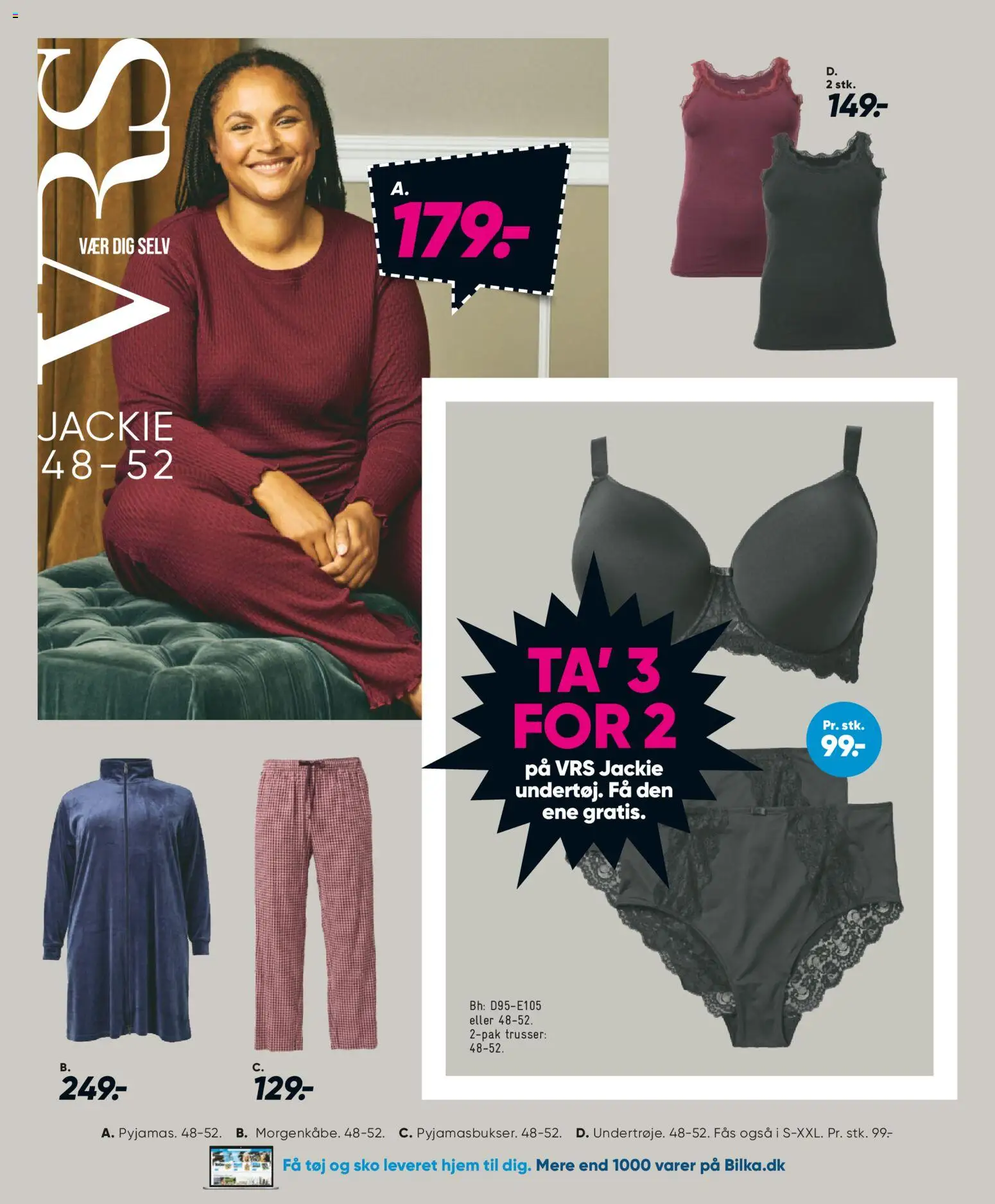 Bilka tilbudsavis – gyldig fra 21.11.2025 | Side: 53 | Produkter: Trusser, BH, Sko, Tøj