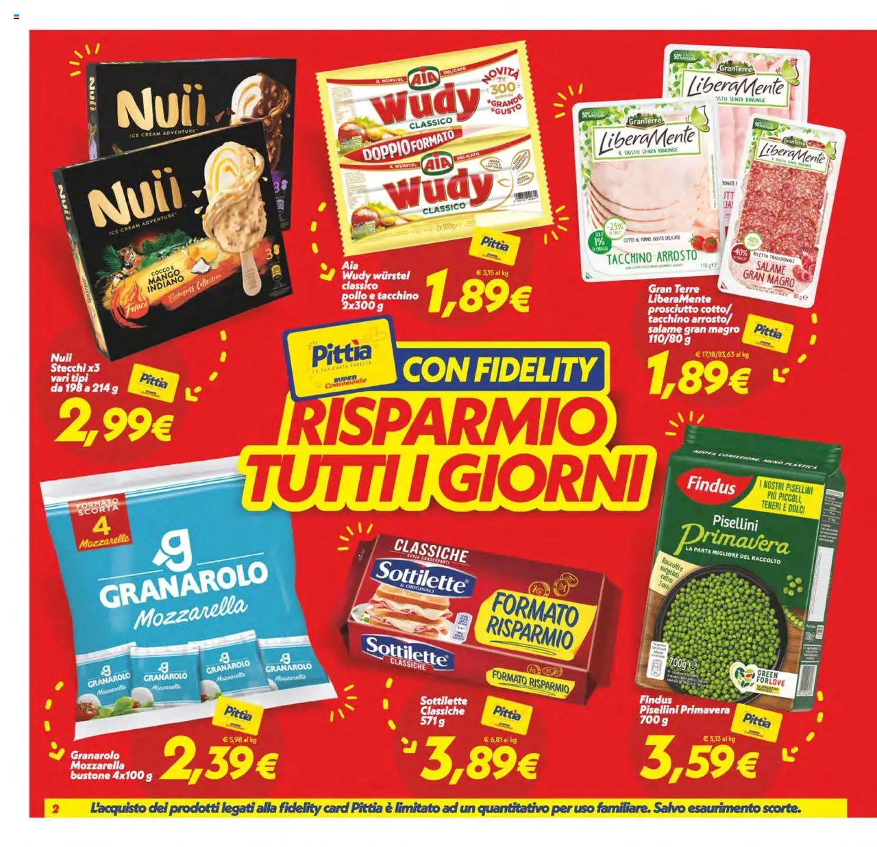 Volantino SuperConveniente del 12.09.2025 | Pagina: 2 | Prodotti: Arrosto, Salame, Tacchino, Wurstel