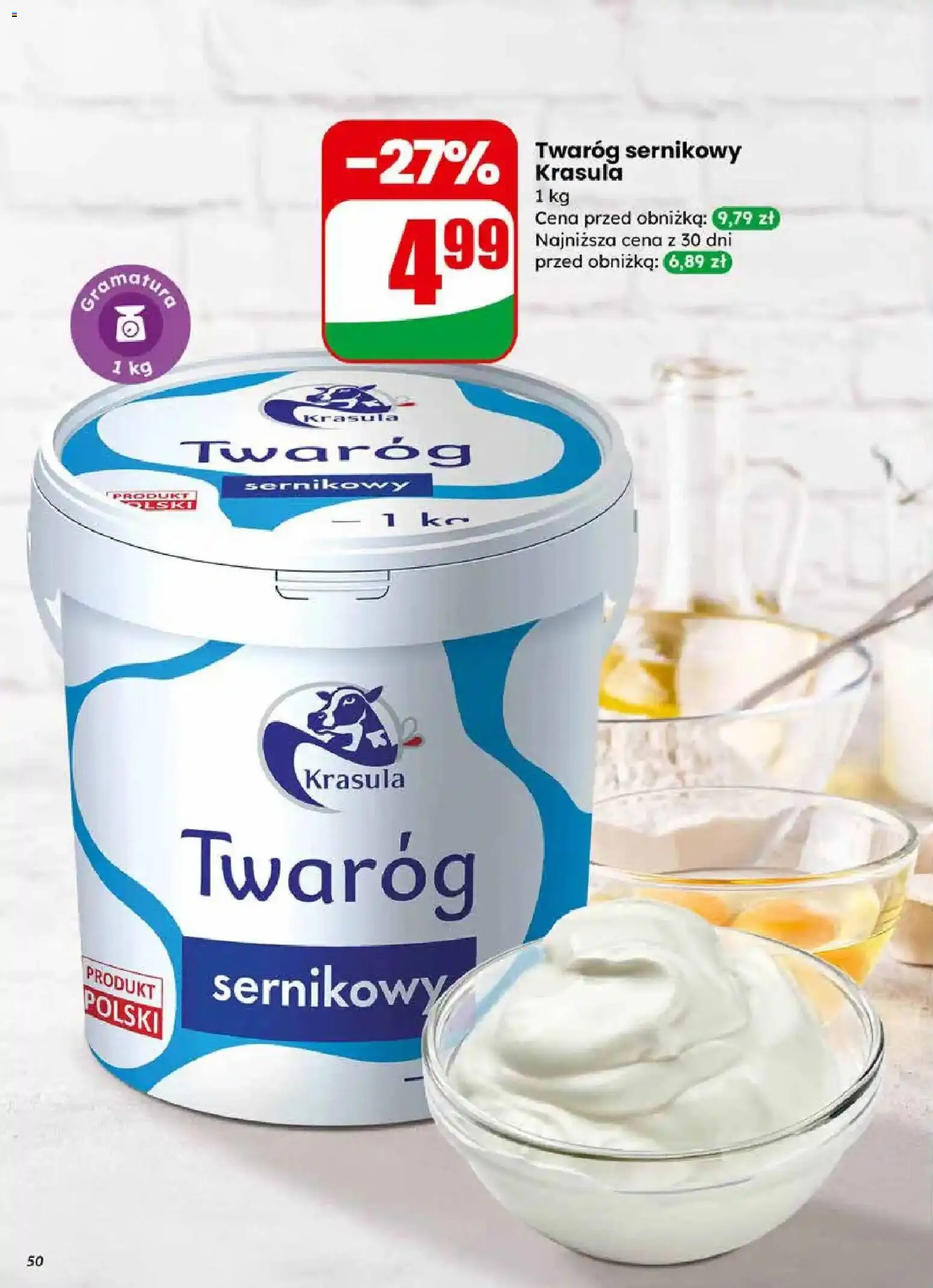 Dino Gazetka od 17.12.2025 | Strona: 50 | Produkty: Twaróg