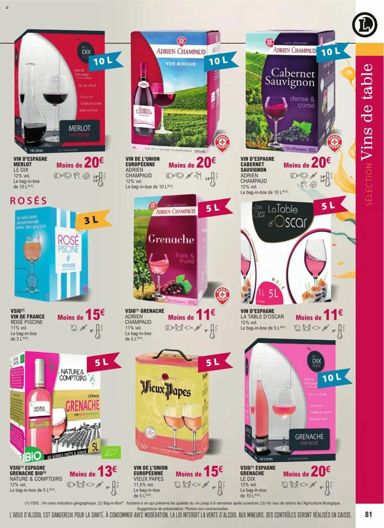  | Page: 79 | Produits: Table, Vin